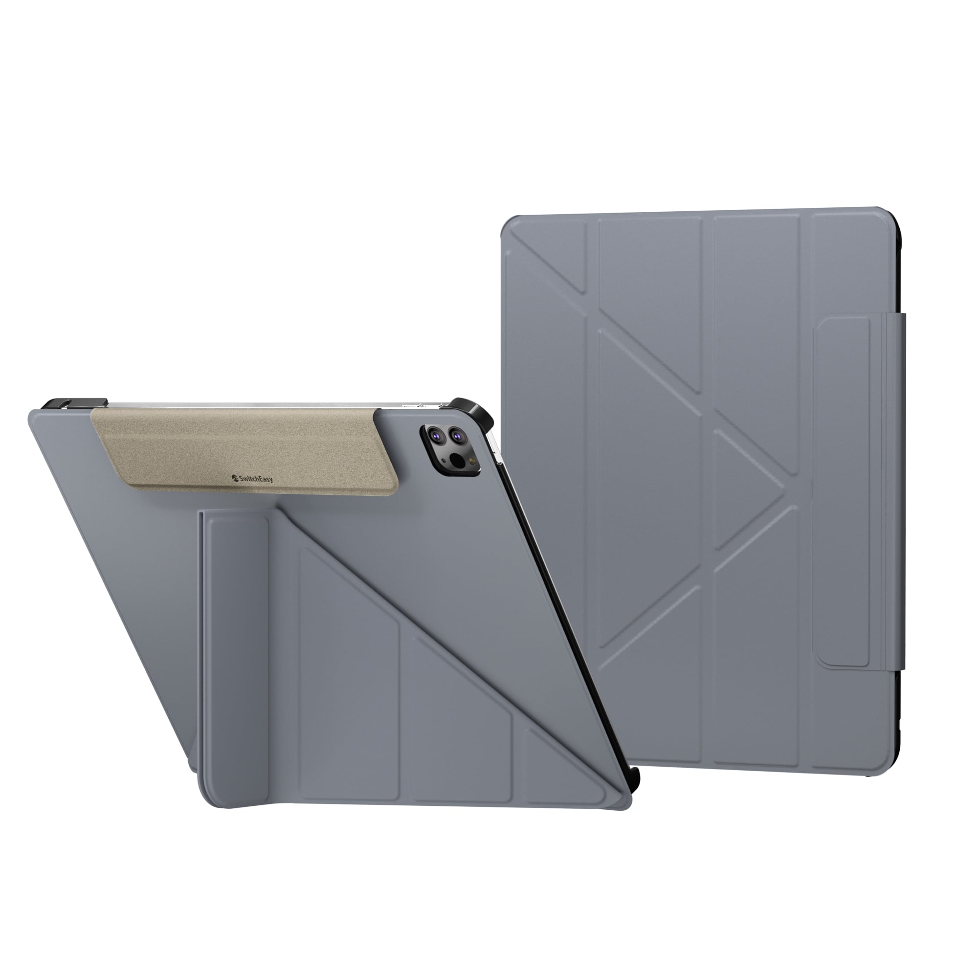 SwitchEasy Origami Protective Case for iPad Pro 11" & 13" M4 (2024) Foldable Folio Cover with Stand, Magnetic Attachment, Slim Lightweight Design