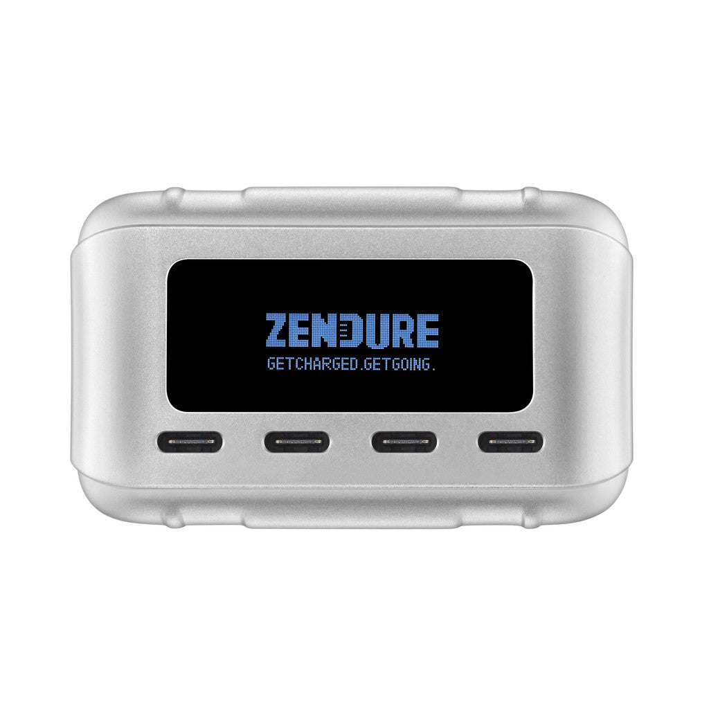 Zendure SuperTank Pro 26,800mAh 100W Power Bank with OLED Screen, Silver