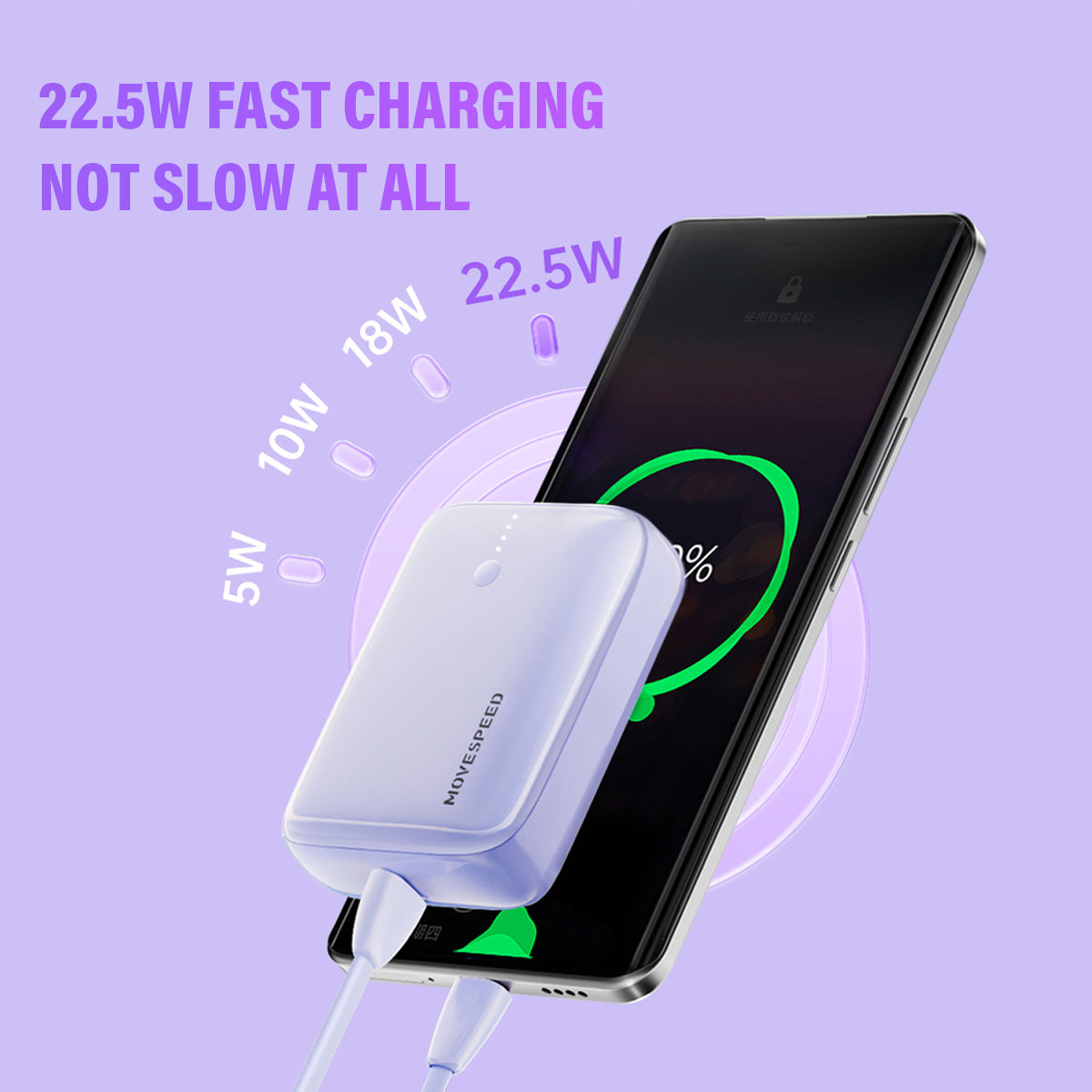 MOVESPEED YSPBQ10 10000mAh Wireless Power Bank