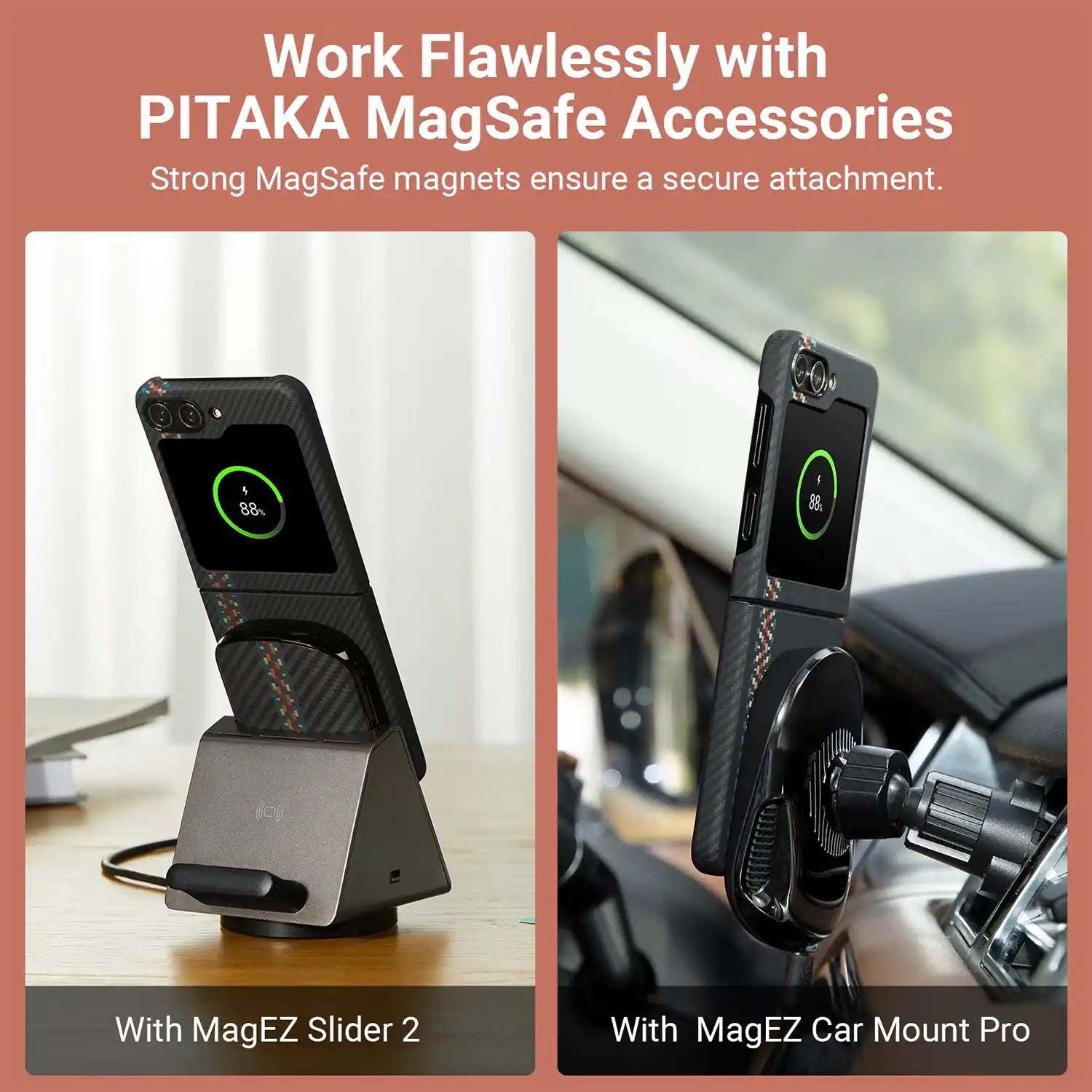 PITAKA Fusion Weaving MagEZ Case 3 for Samsung Galaxy Z Flip 5