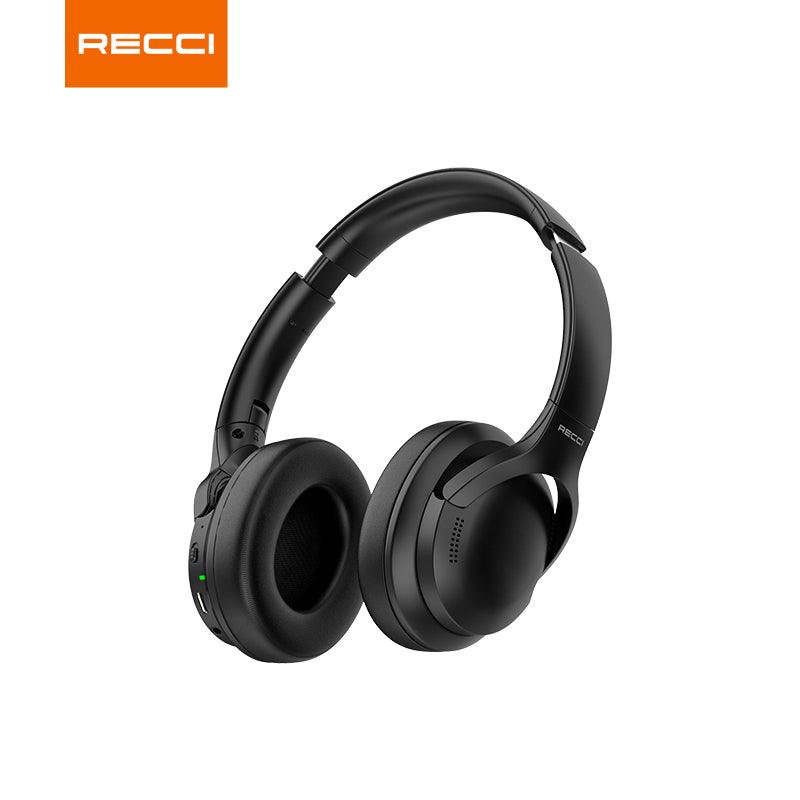 RECCI REP-W59 Baron Series Wireless Headset, Black