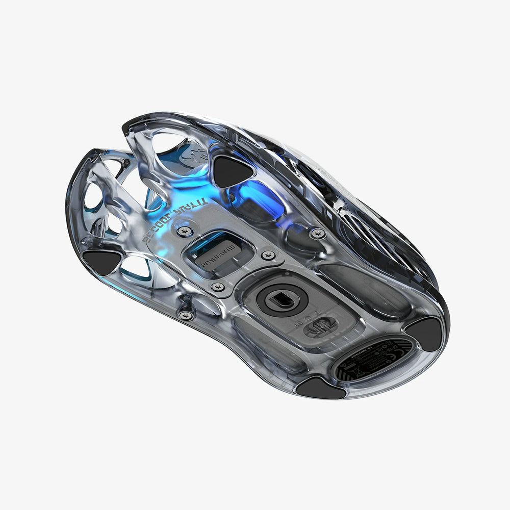 GravaStar Mercury M2 Wireless Gaming Mouse, Transparent Black