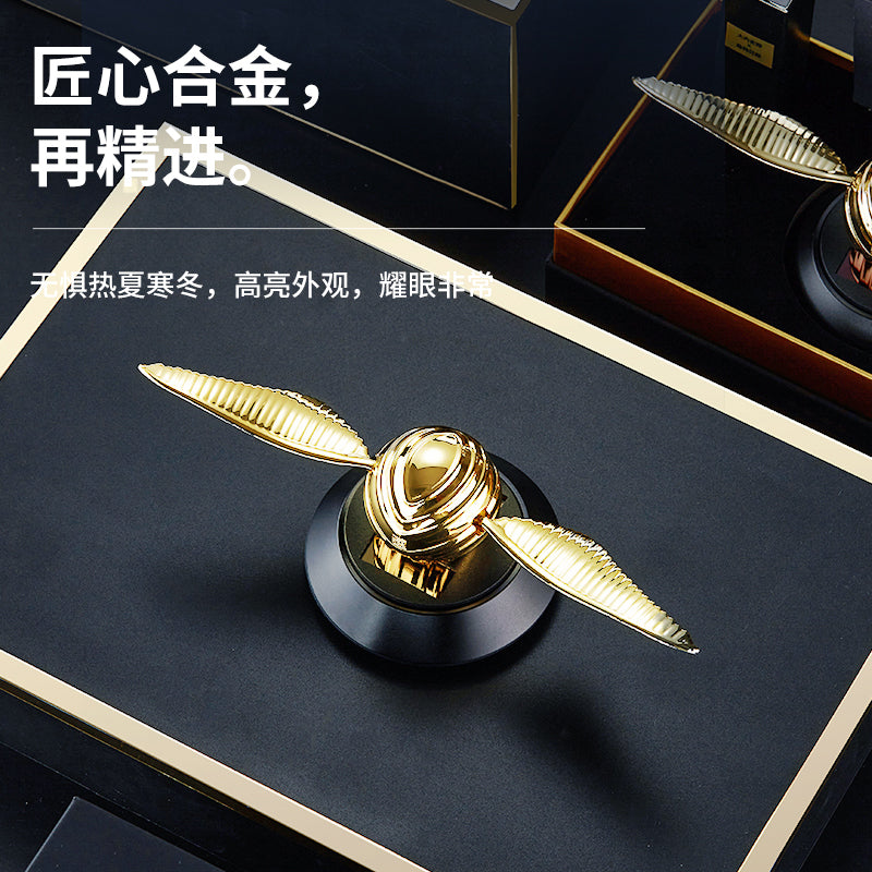 Solar-Powered Metal Car Perfume Aroma, Soaring Wing Light Fragrance Aroma Diffuser, High-End Aromatherapy