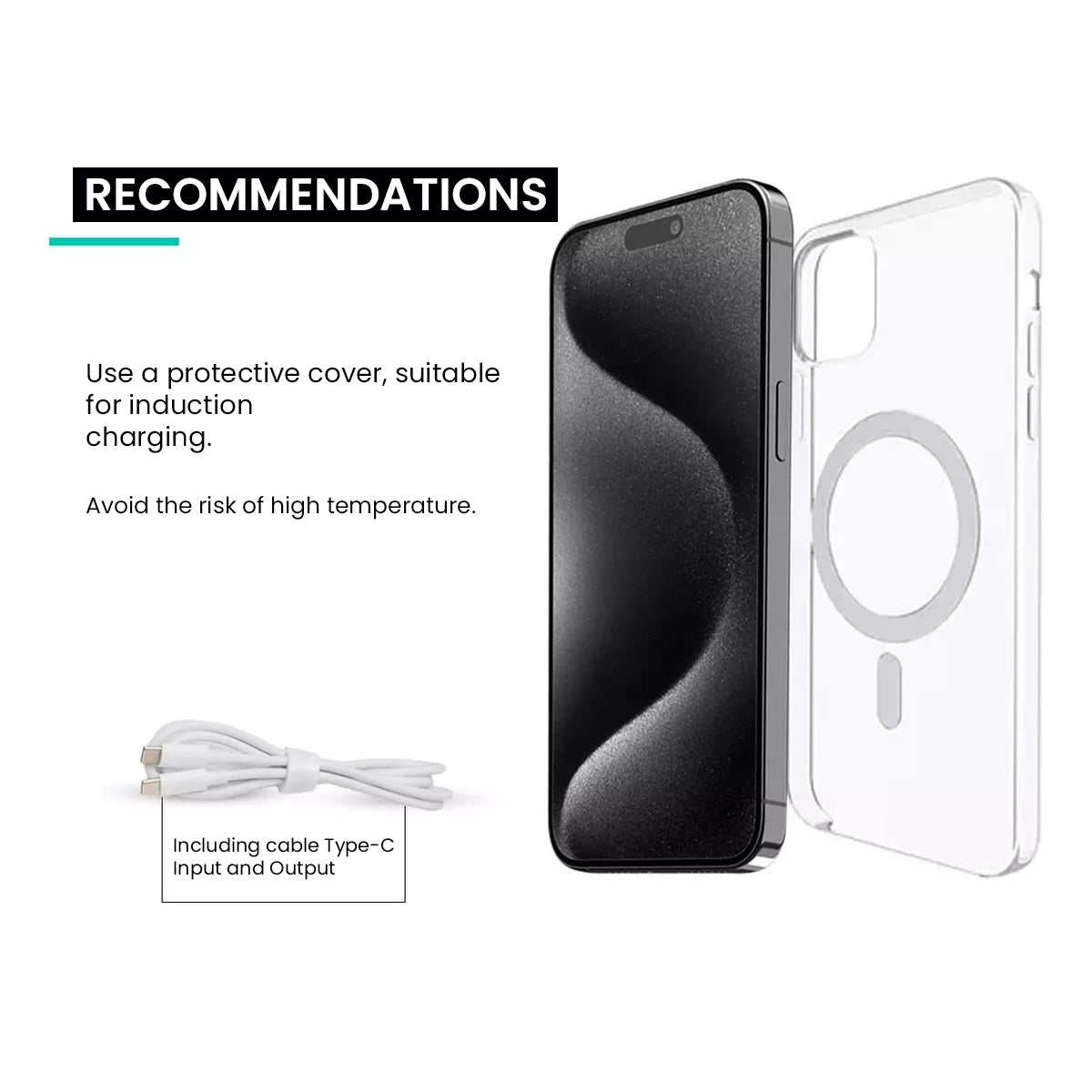 O2W SELECTION FEITUN B1, 3 in 1 Wireless Earphone, Wirelss Charging Powerbank 8000mAh