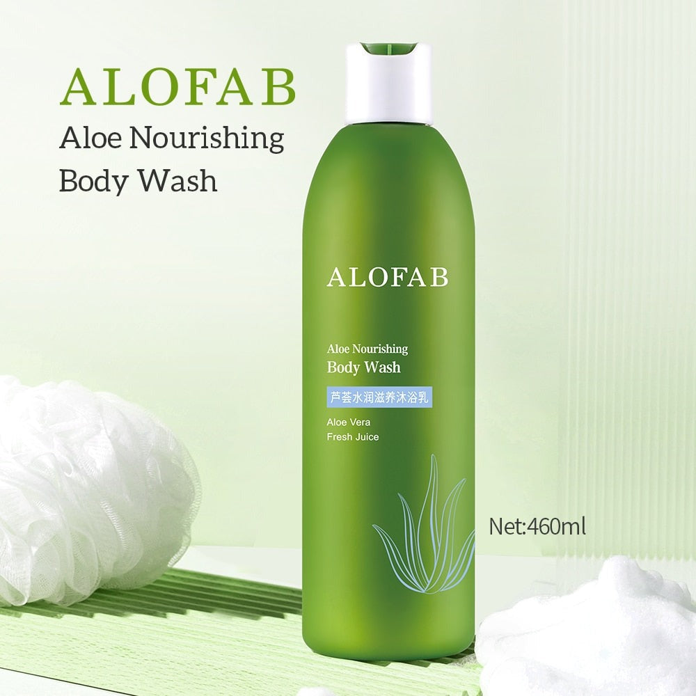 ALOFAB Aloe Nourishing Body Wash,460ml