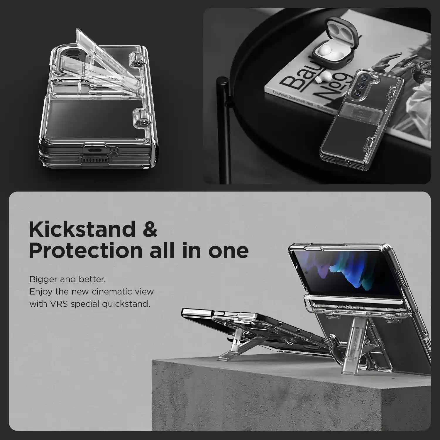 (Pre-order) VRS Design QuickStand Modern Case for Samsung Galaxy Z Fold 5