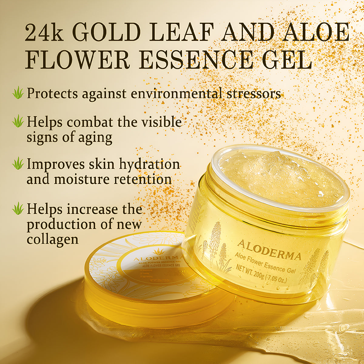 ALODERMA Aloe Flower Essence Gel,200g