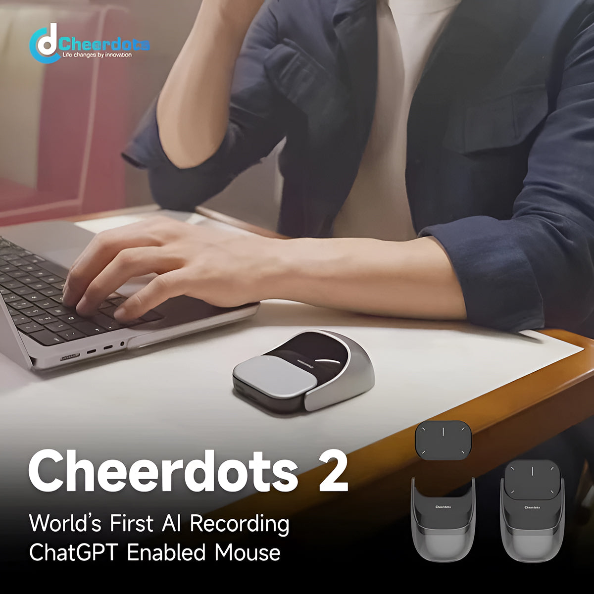 One2World Selection Cheerdots CHP04 AI Recording Split Mouse