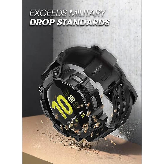 Supcase Unicorn Beetle Pro for Samsung Galaxy Watch 6/5/4 44mm, Black