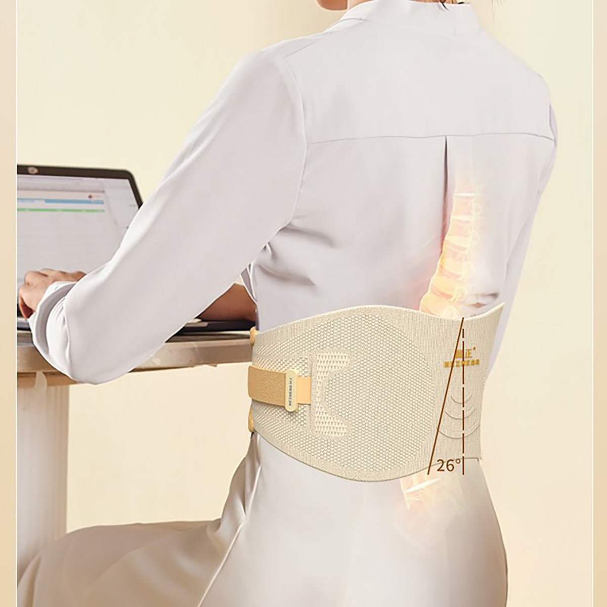 HeZheng Waist Massager Support the Waist