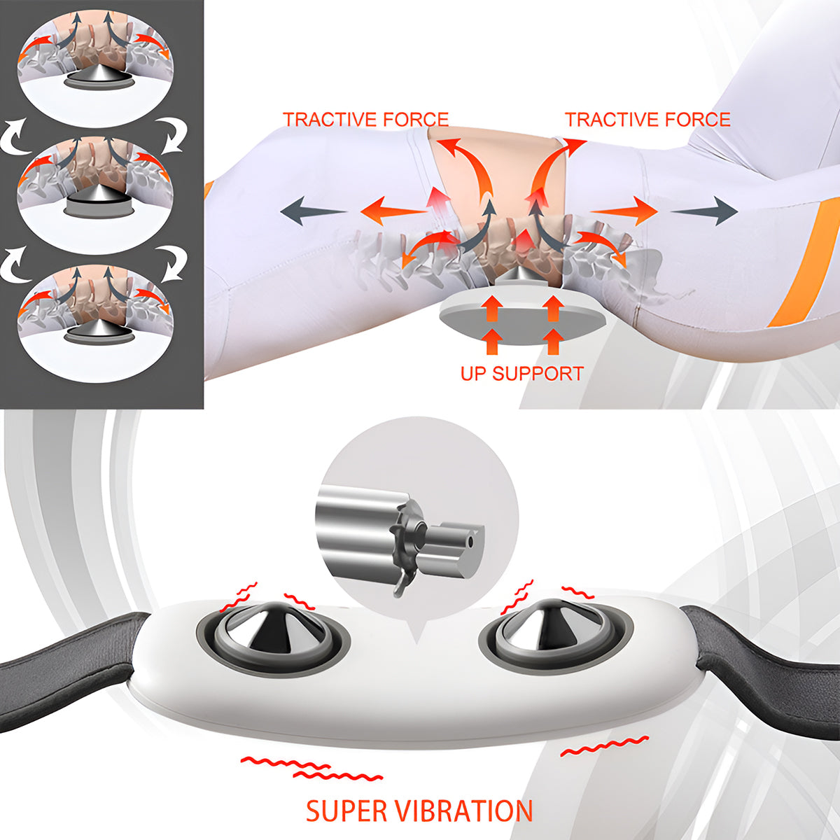 HeZheng Electric Waist Massager