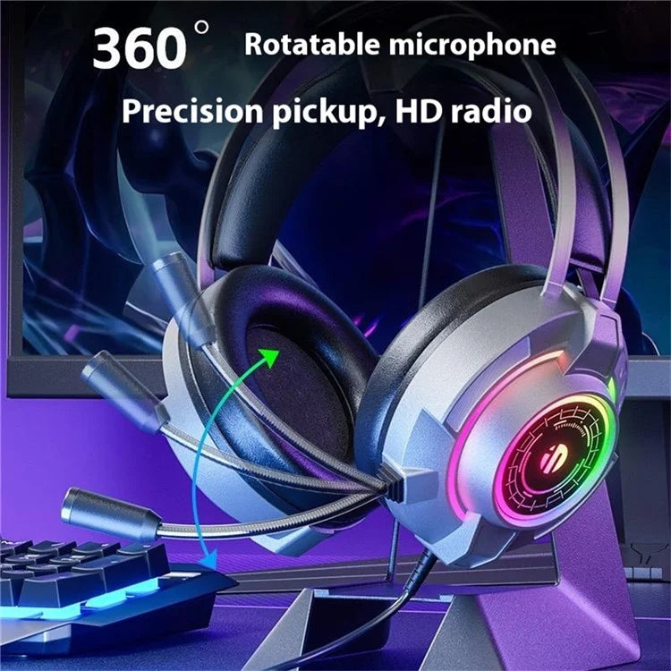 INPHIC G2 Headphones with Microphone, Gaming Headset