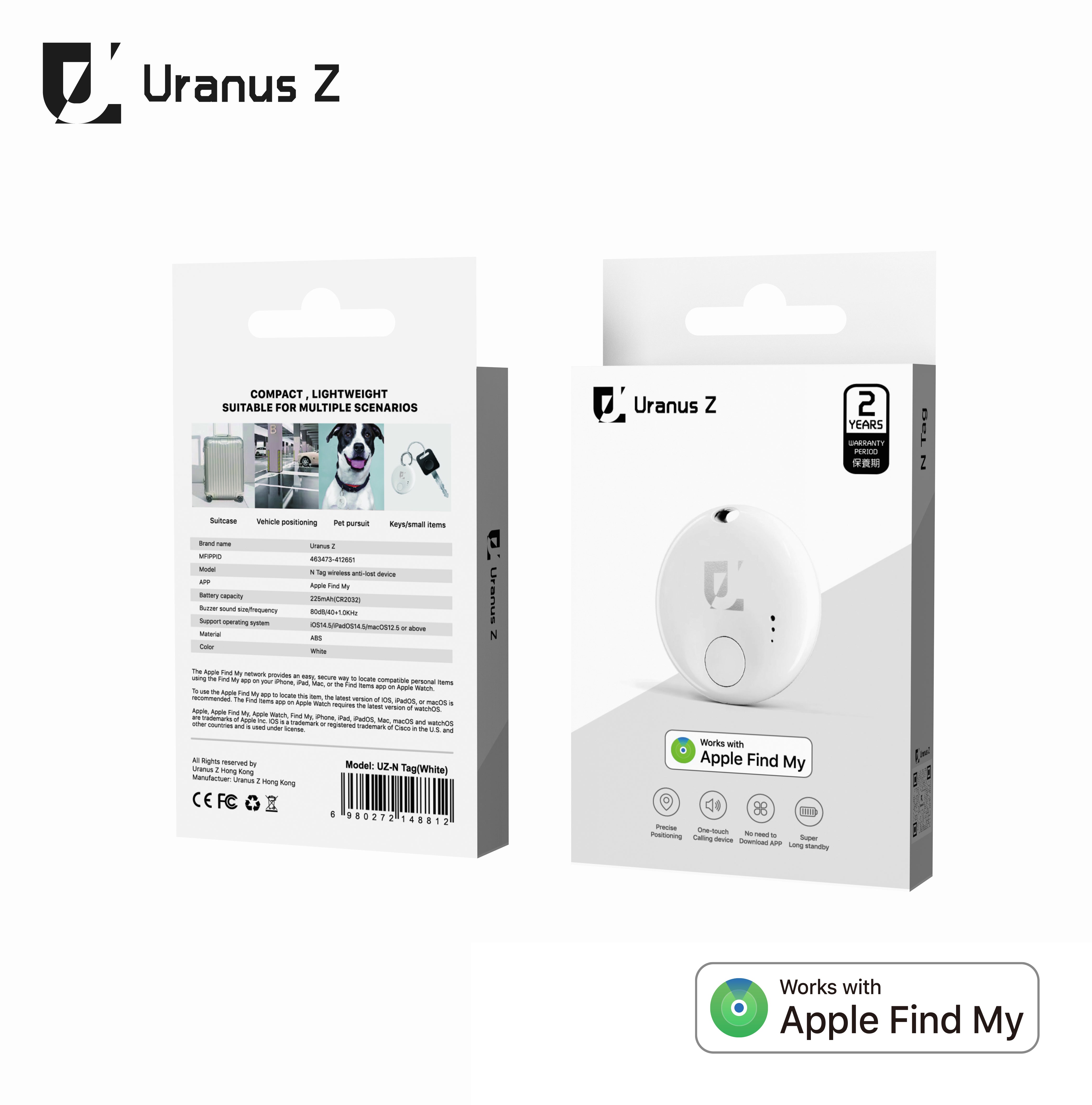 O2W SELECTION URANUS N Tag Wireless Anti-Lost Device