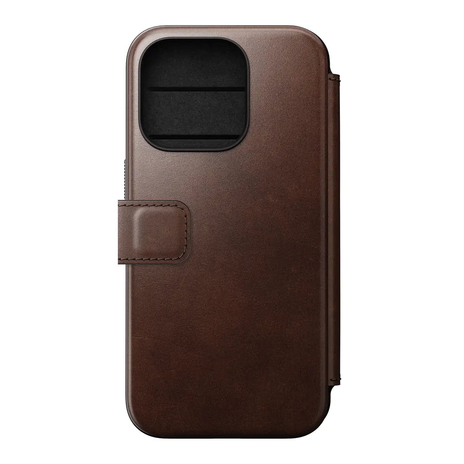 NOMAD Modern Leather Folio Case for iPhone 15 Pro 6.1"/ iPhone 15 Pro Max 6.7" By Horween® Leather