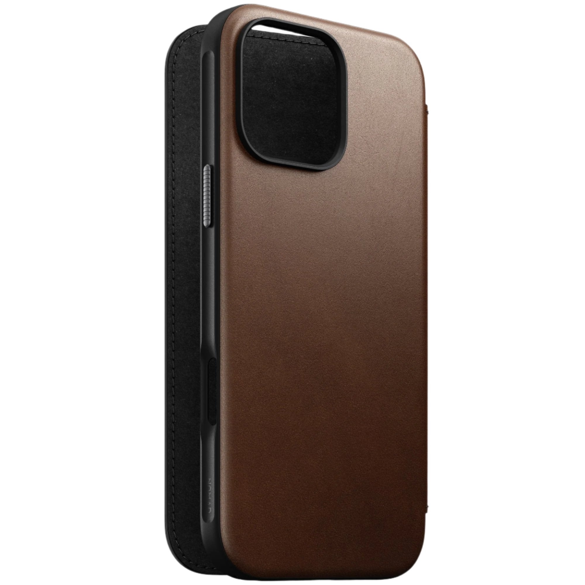 NOMAD Modern Leather Folio Case for iPhone 16 Series By Nomad Leather