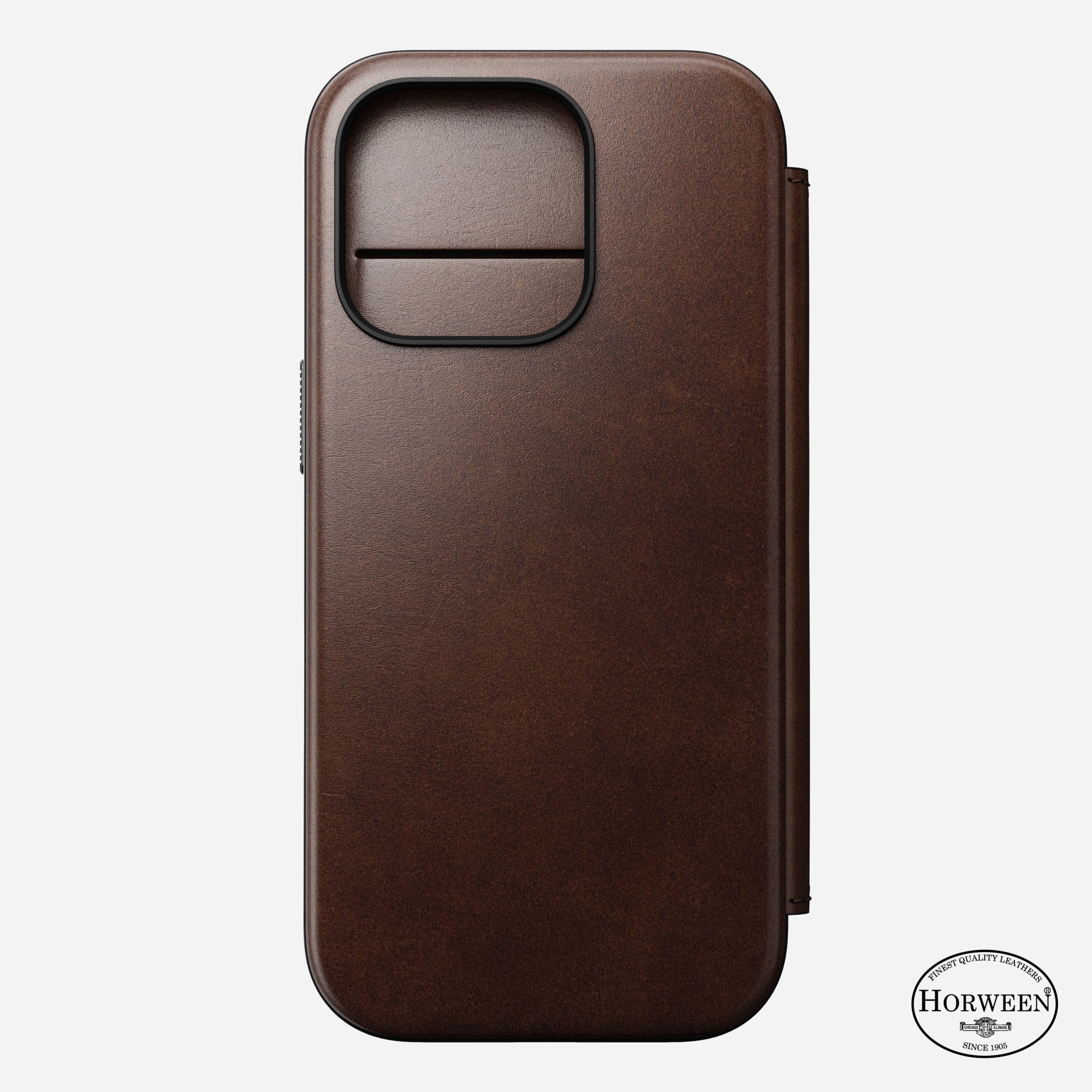 NOMAD Modern Leather Folio Case for iPhone 16 Pro 6.3" / 16 Pro Max 6.9" By Horween® Leather