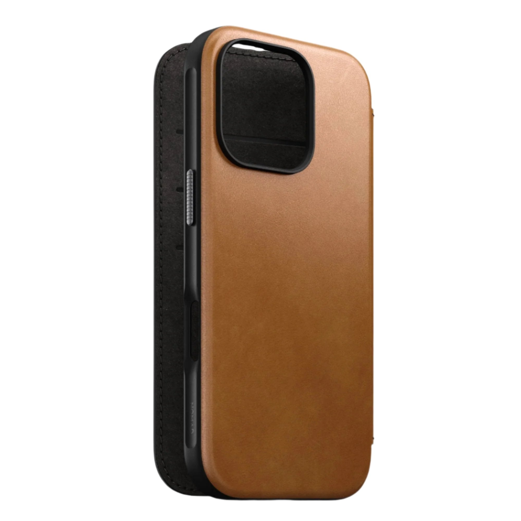 NOMAD Modern Leather Folio Case for iPhone 16 Series By Nomad Leather