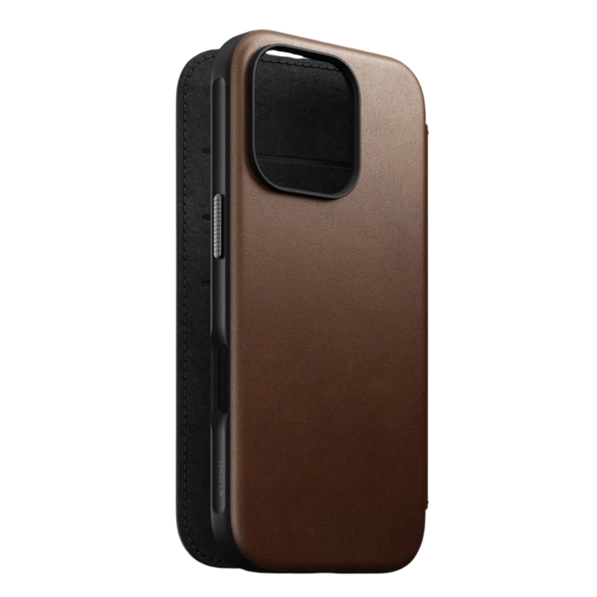 NOMAD Modern Leather Folio Case for iPhone 16 Series By Nomad Leather