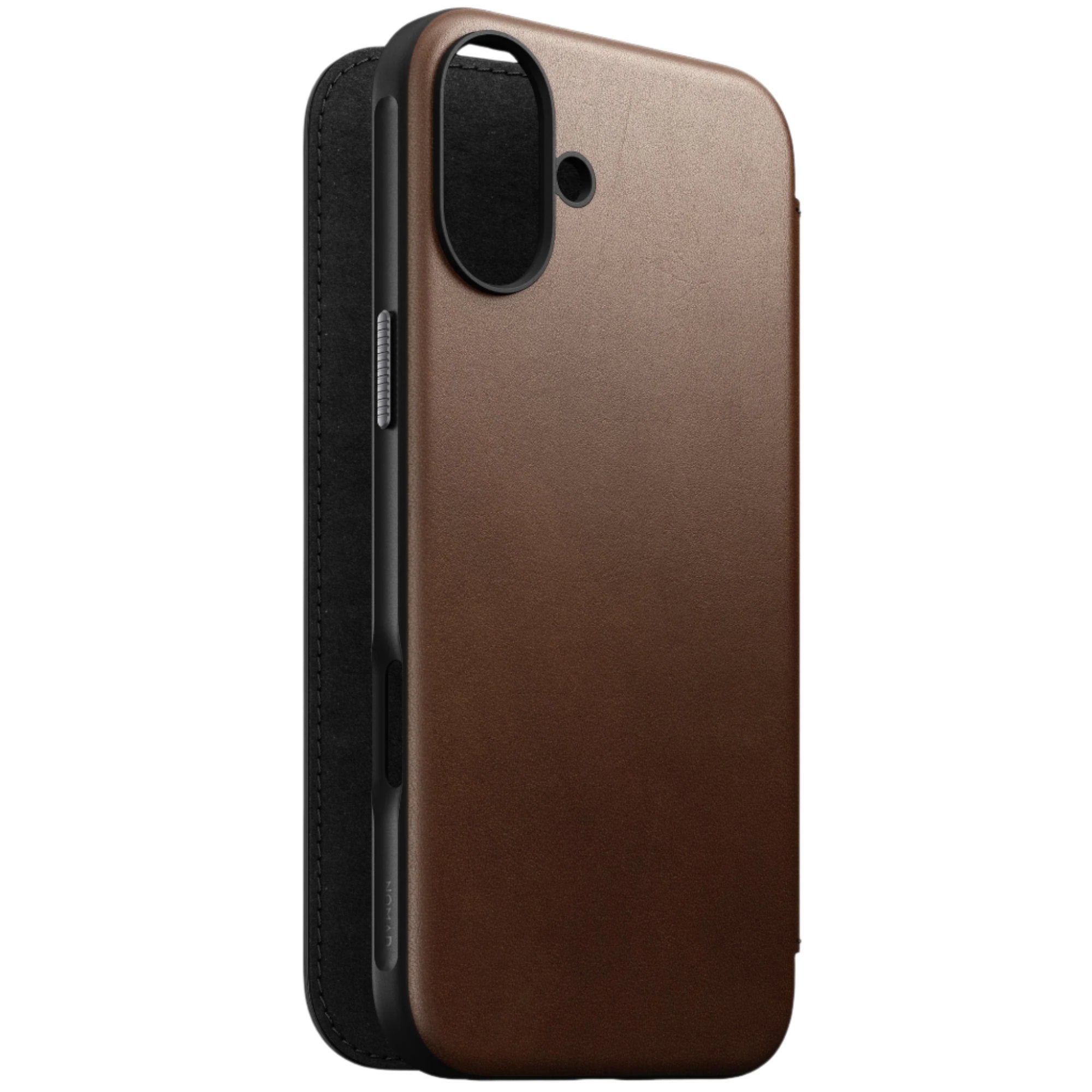 NOMAD Modern Leather Folio Case for iPhone 16 Series By Nomad Leather