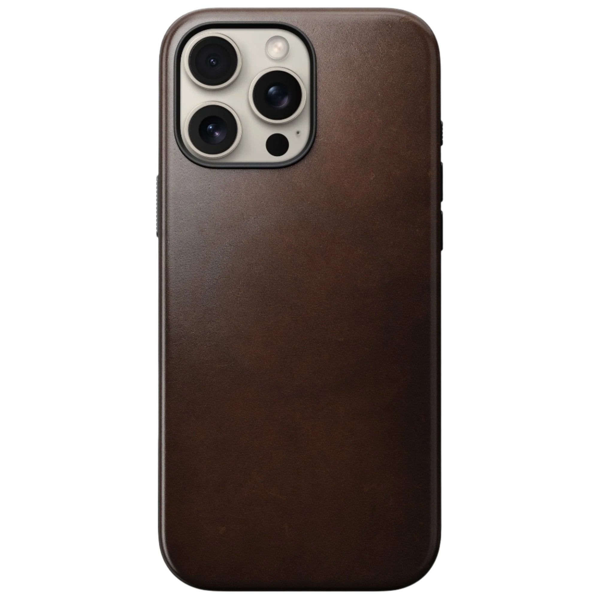 NOMAD Magnetic Leather Back Case with MagSafe Compatible for iPhone 16 Pro 6.3" / 16 Pro Max 6.9" By Horween® Leather