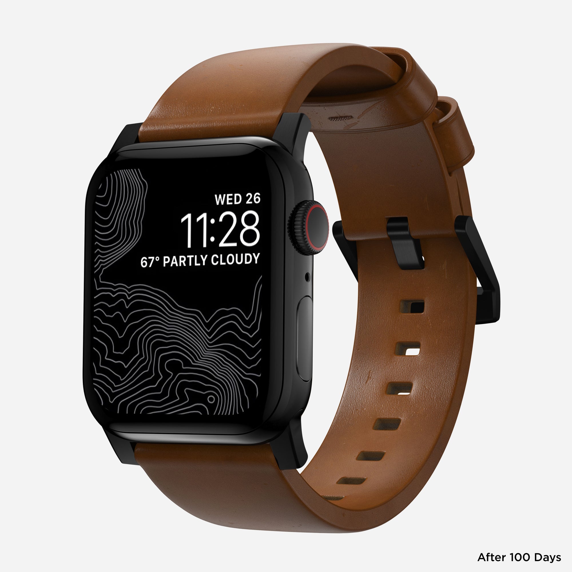 NOMAD Modern Band for Apple Watch by leather