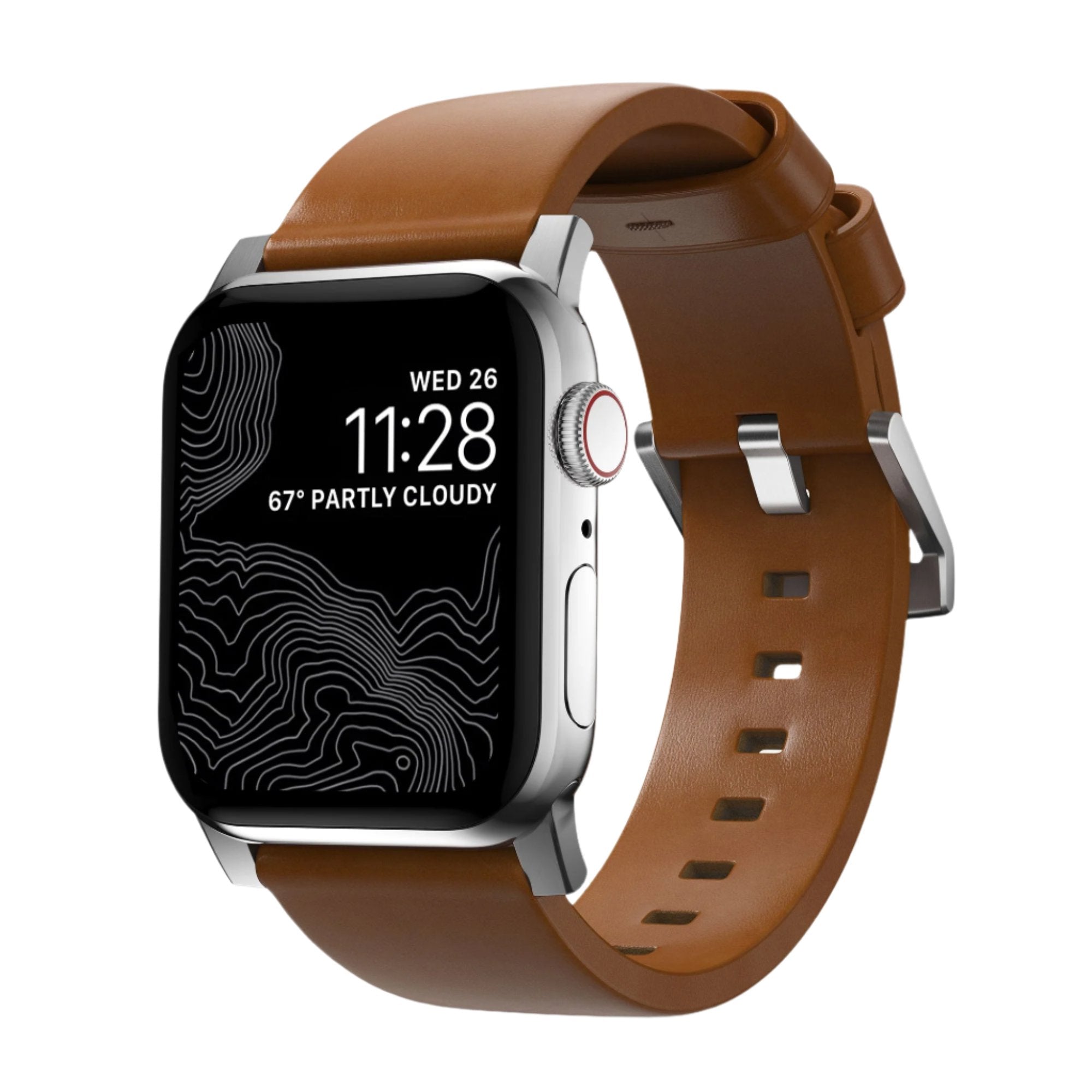 NOMAD Modern Band for Apple Watch by leather