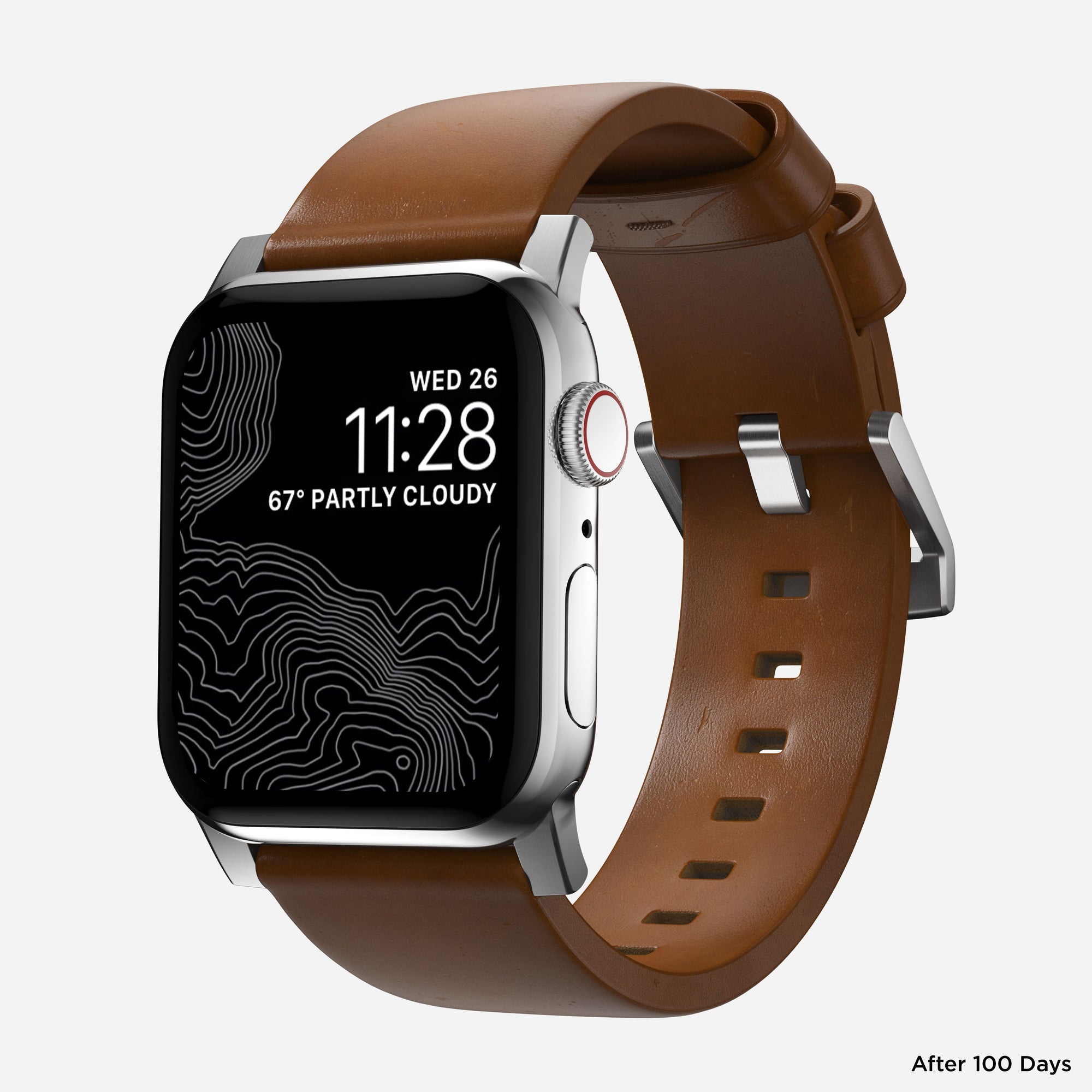 NOMAD Modern Band for Apple Watch by leather