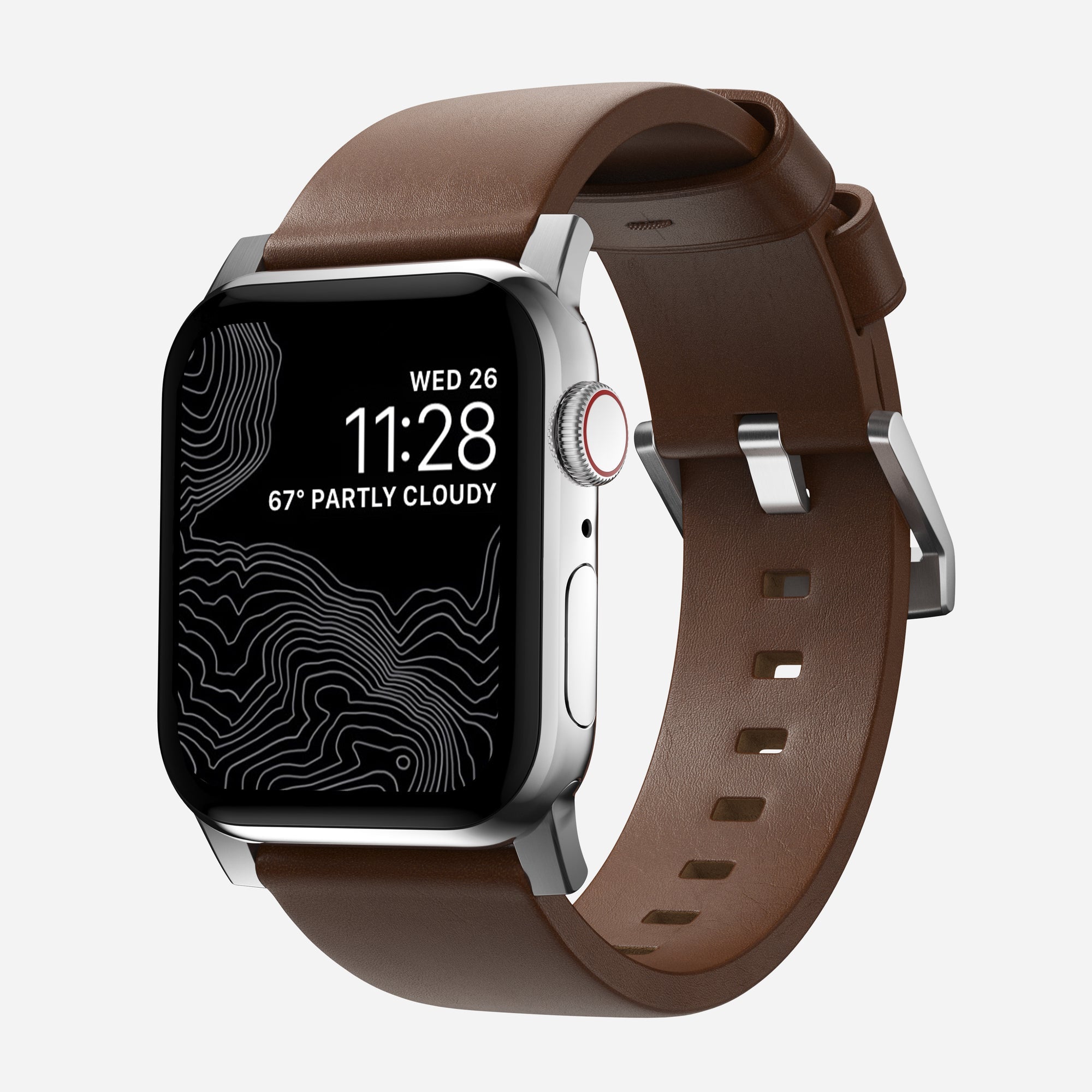 NOMAD Modern Band for Apple Watch by leather