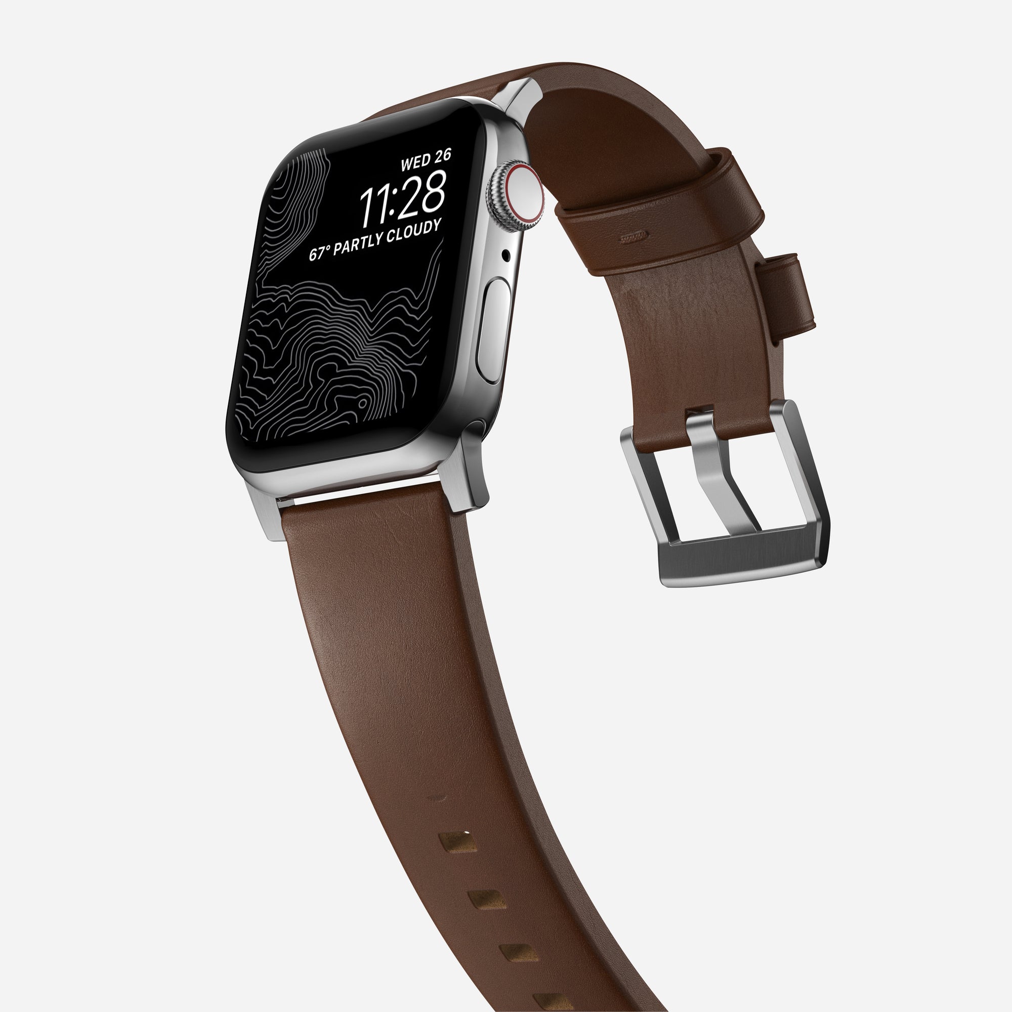 NOMAD Modern Band for Apple Watch by leather