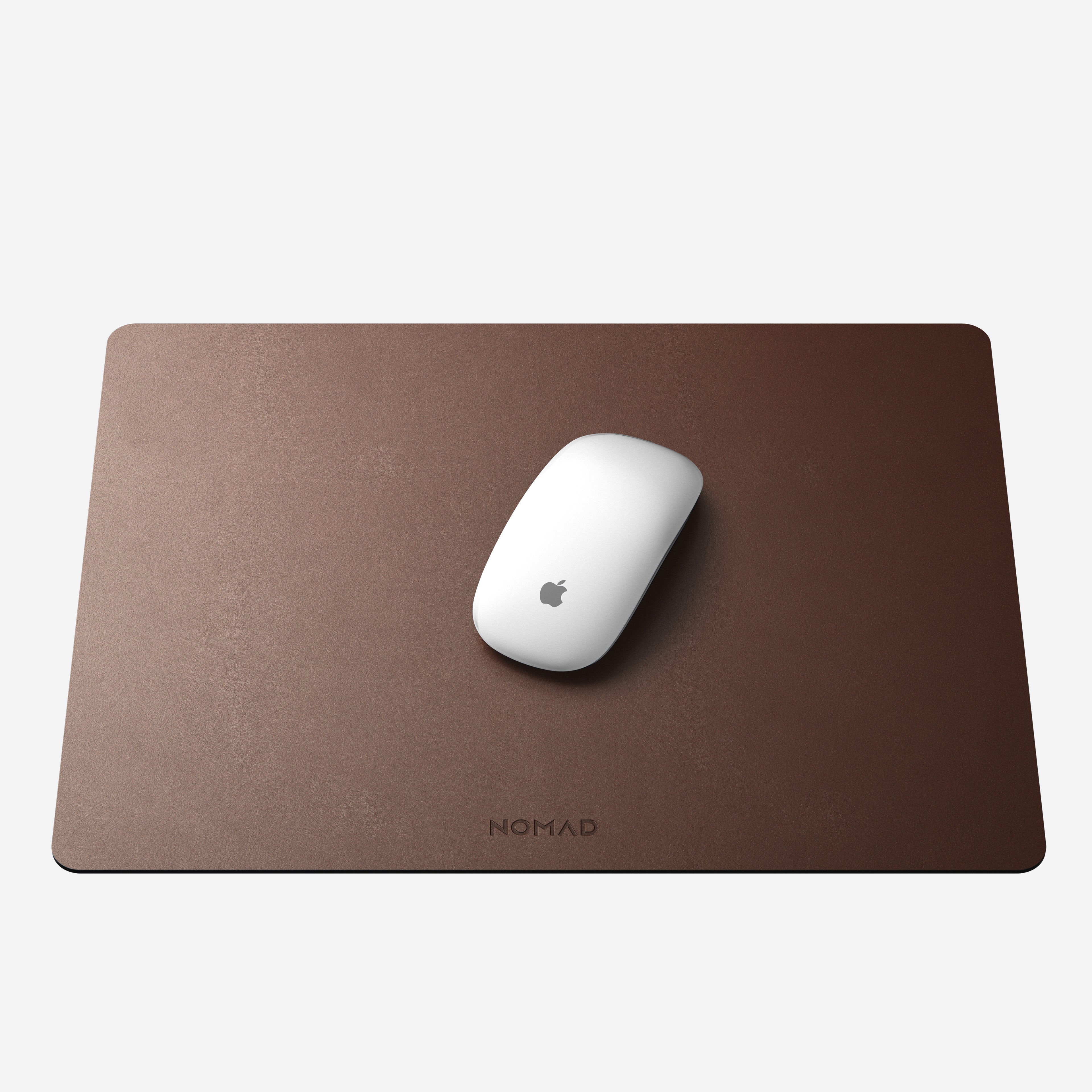 NOMAD Horween® Leather Mousepad 13", Rustic Brown - EOL