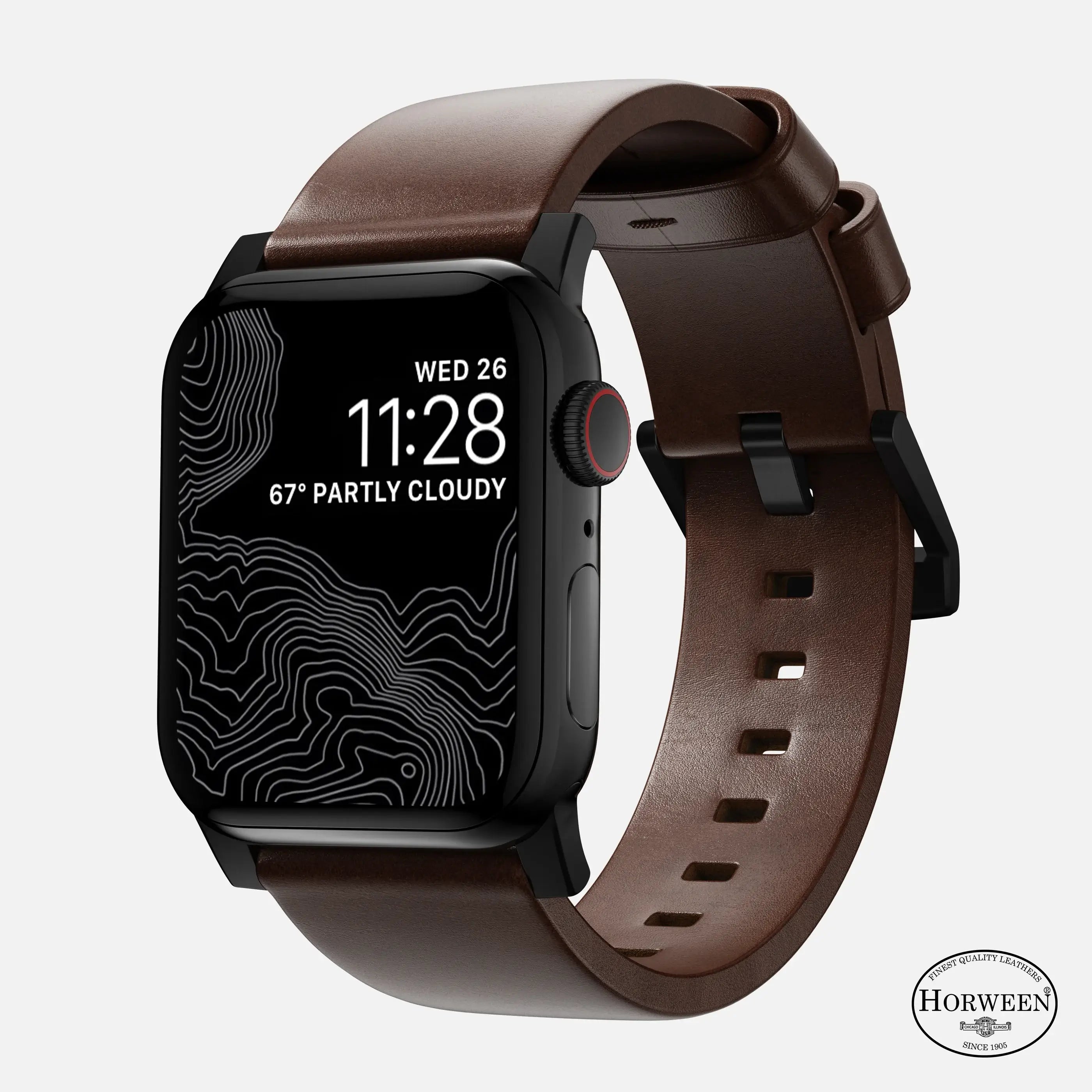 NOMAD Modern Band for Apple Watch by leather