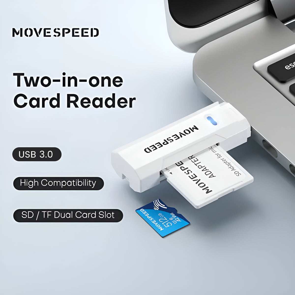 O2W SELECTION MOVESPEED Card Reader USB 3.0