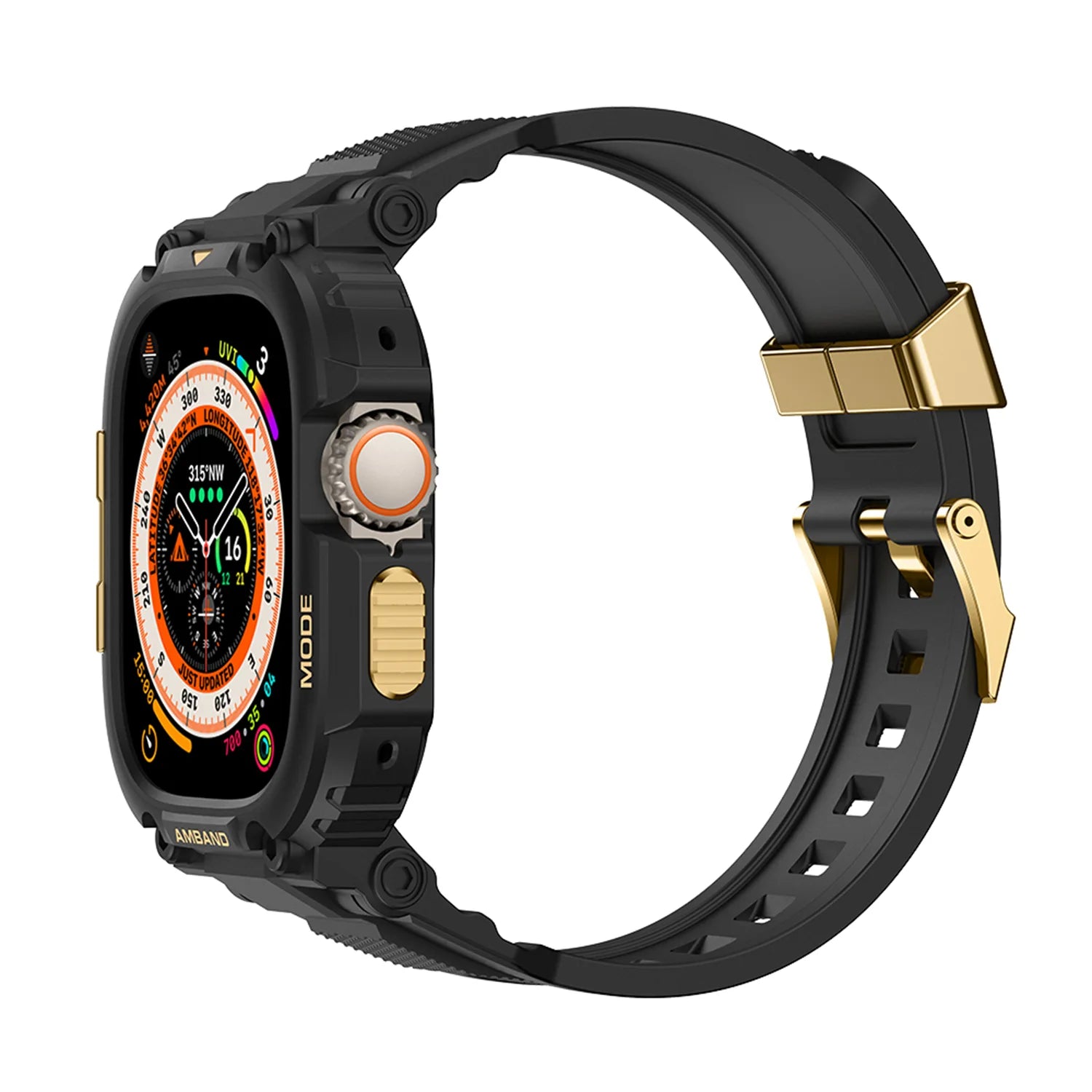 amBand M1 Sport Series Case with Band for Apple Watch Ultra 2 & 1 49mm