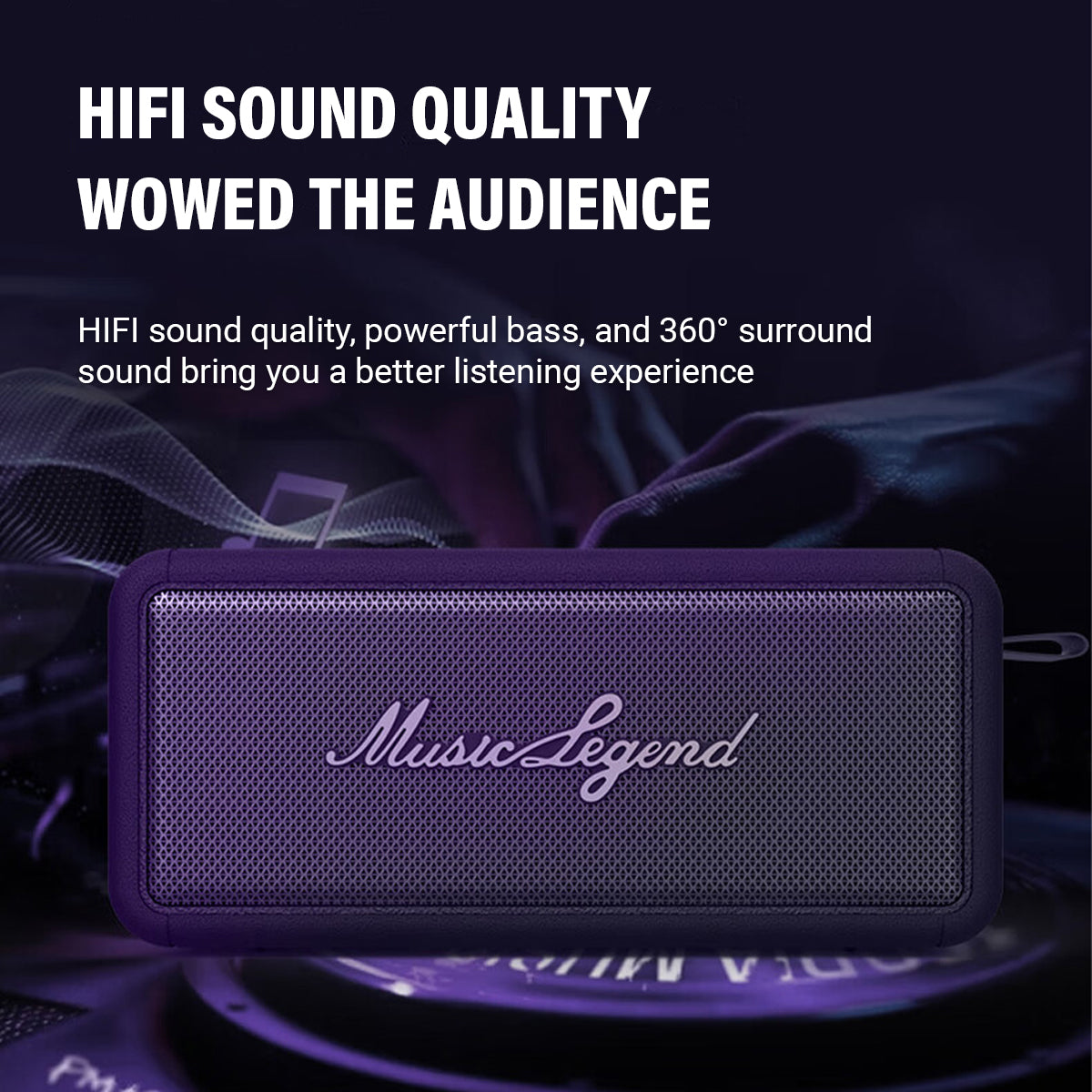 One2World Selection Music Legend T18 HIFI Portable Speaker