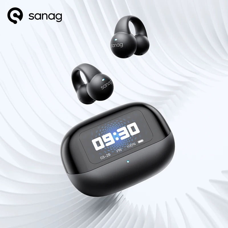 O2W SELECTION SANAG S-S2Pro Clip-on Air-Bone Conduction Sport Wireless Bluetooth Headphones