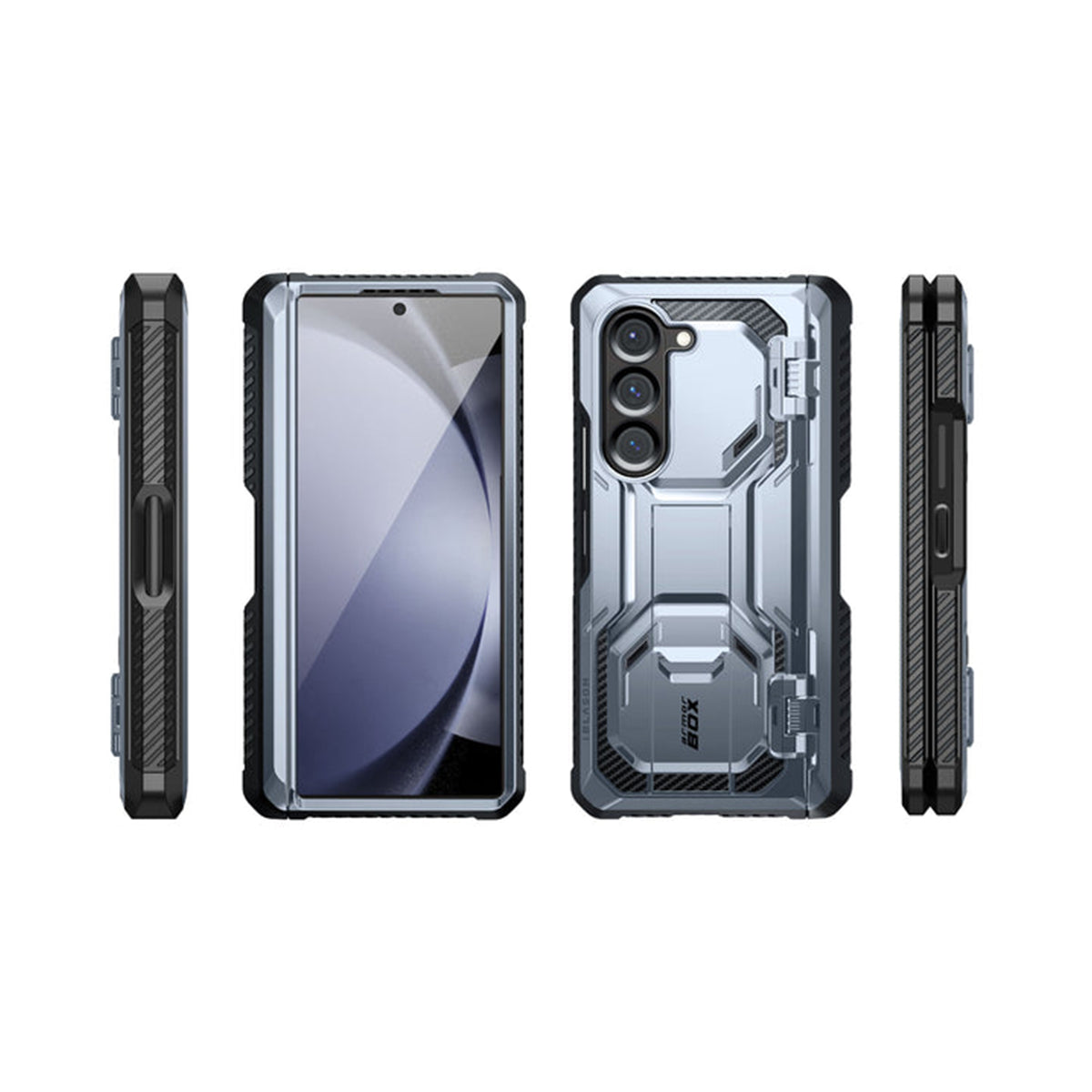 i-Blason Armorbox Series Case for Samsung Galaxy Z Fold 6 5G (2024), [Built-in Screen Protector] Full-Body Rugged Holster Case