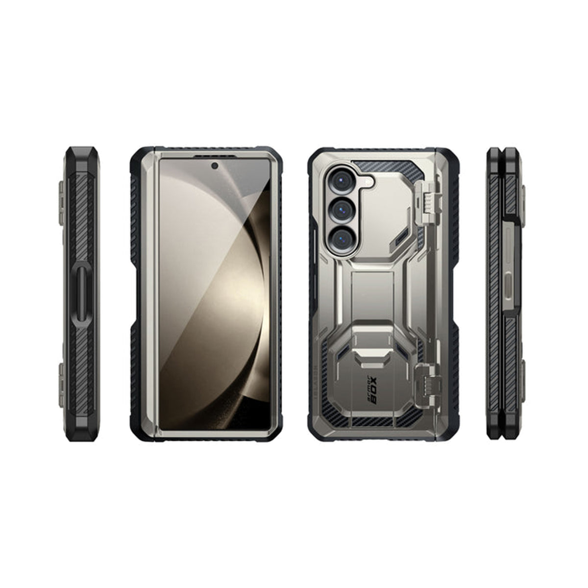 i-Blason Armorbox Series Case for Samsung Galaxy Z Fold 6 5G (2024), [Built-in Screen Protector] Full-Body Rugged Holster Case