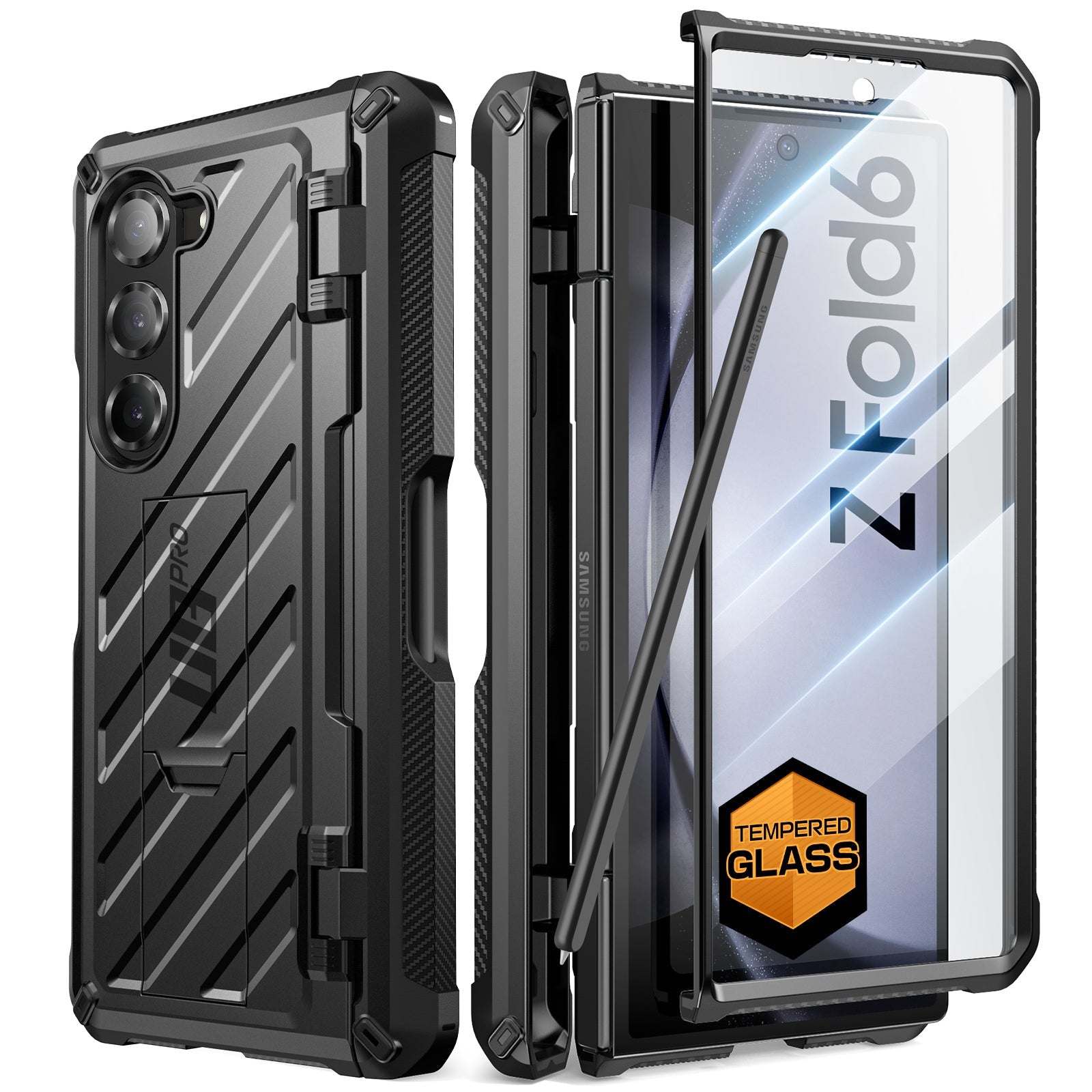 SUPCASE Unicorn Beetle Pro Series Case for Samsung Galaxy Z Fold 6 5G (2024), Full-Body Dual Layer Rugged Protective Case with Built-in Screen Protector