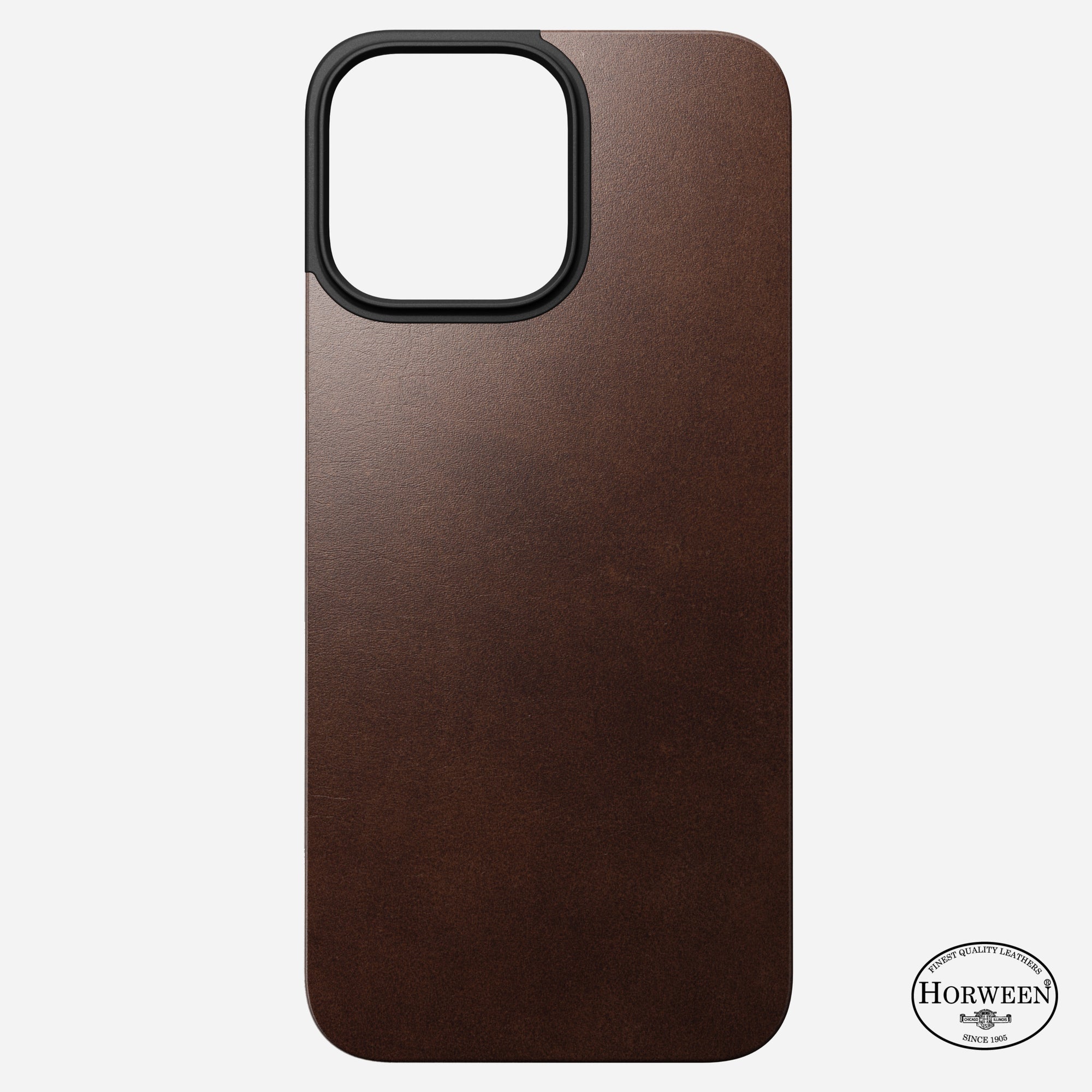 NOMAD Magnetic Leather Back Case with MagSafe Compatible for iPhone 16 Pro 6.3" / 16 Pro Max 6.9" By Horween® Leather