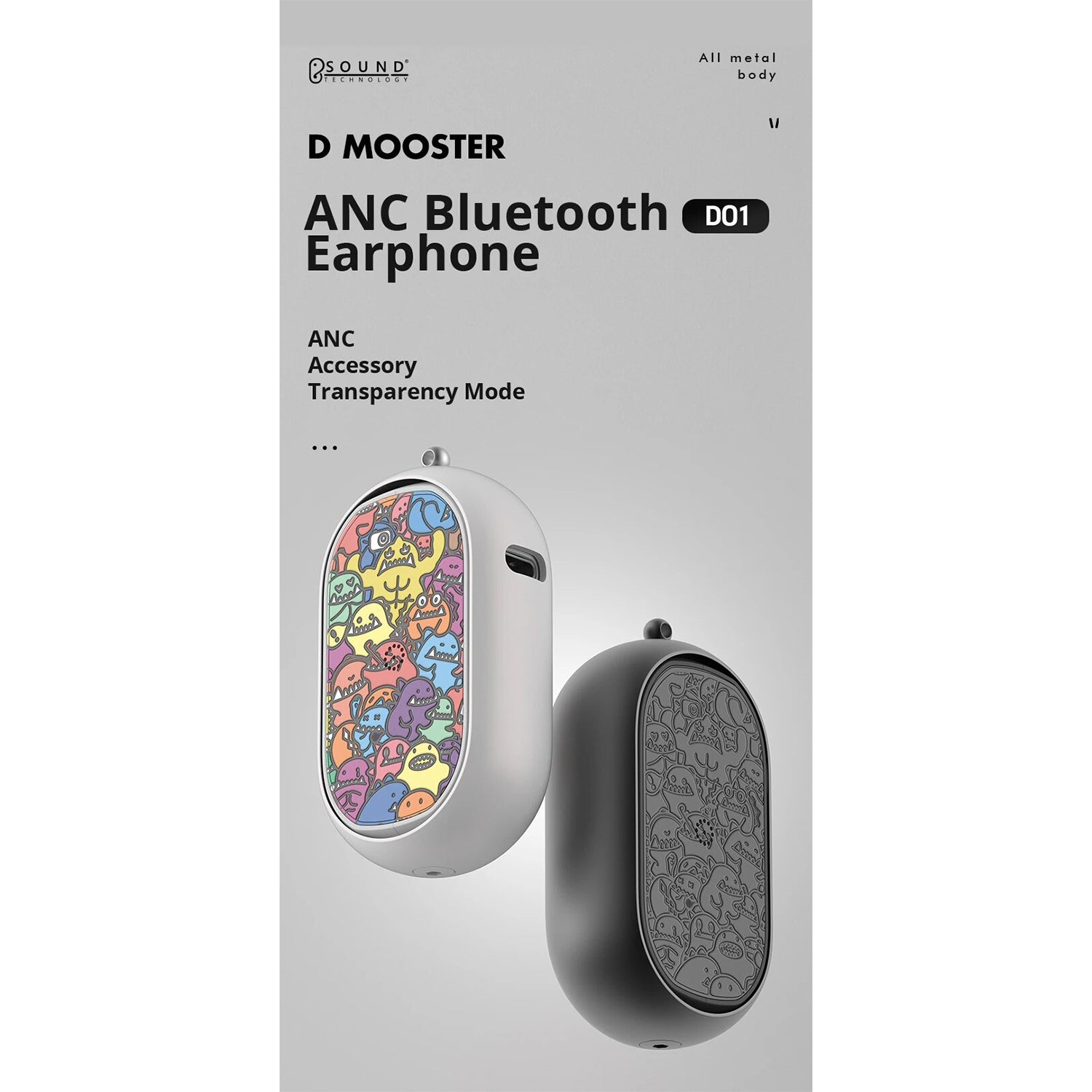 O2W SELECTION DMOOSTER D01 Bluetooth Noise-Canceling Headphones