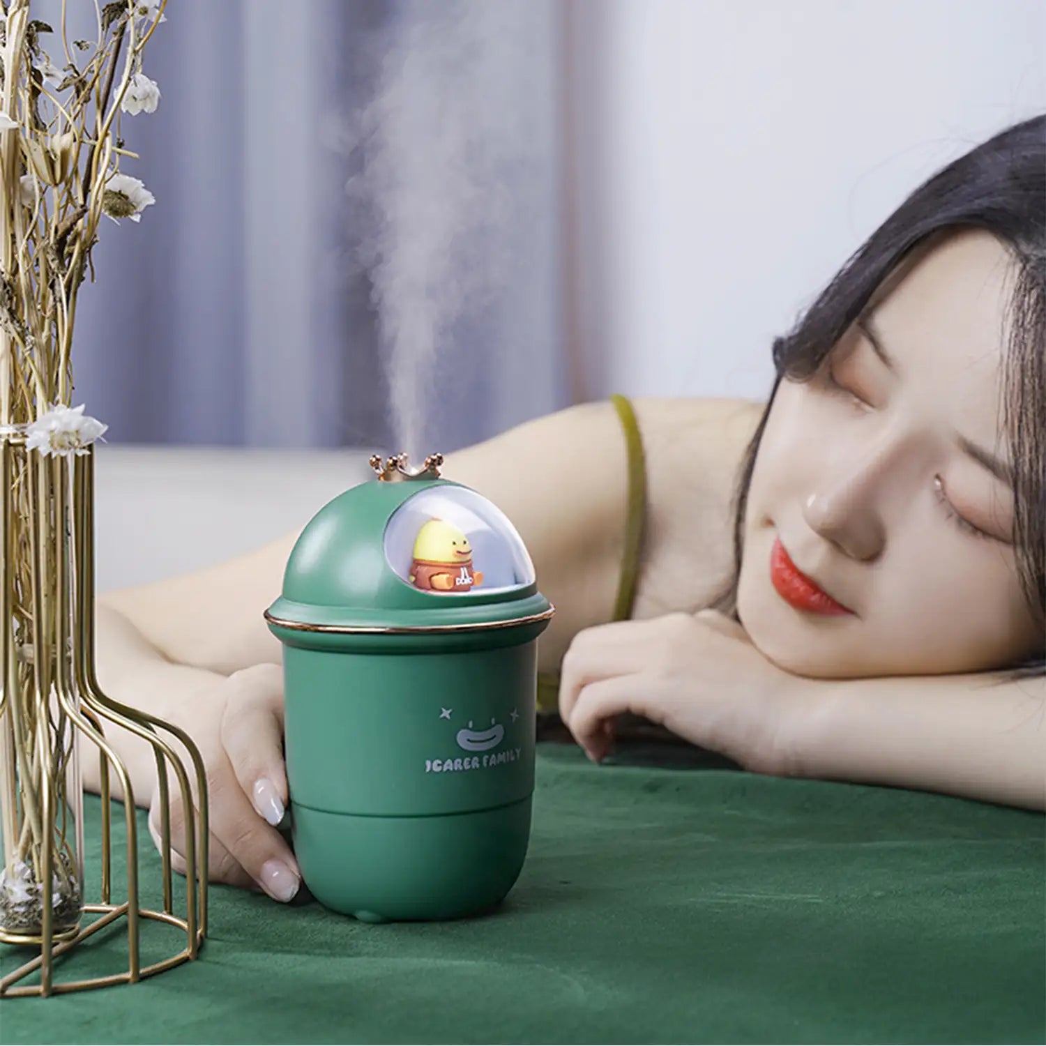 iCarer Family® Imperial Crown Shape Air Humidifier Small Humidifier Si