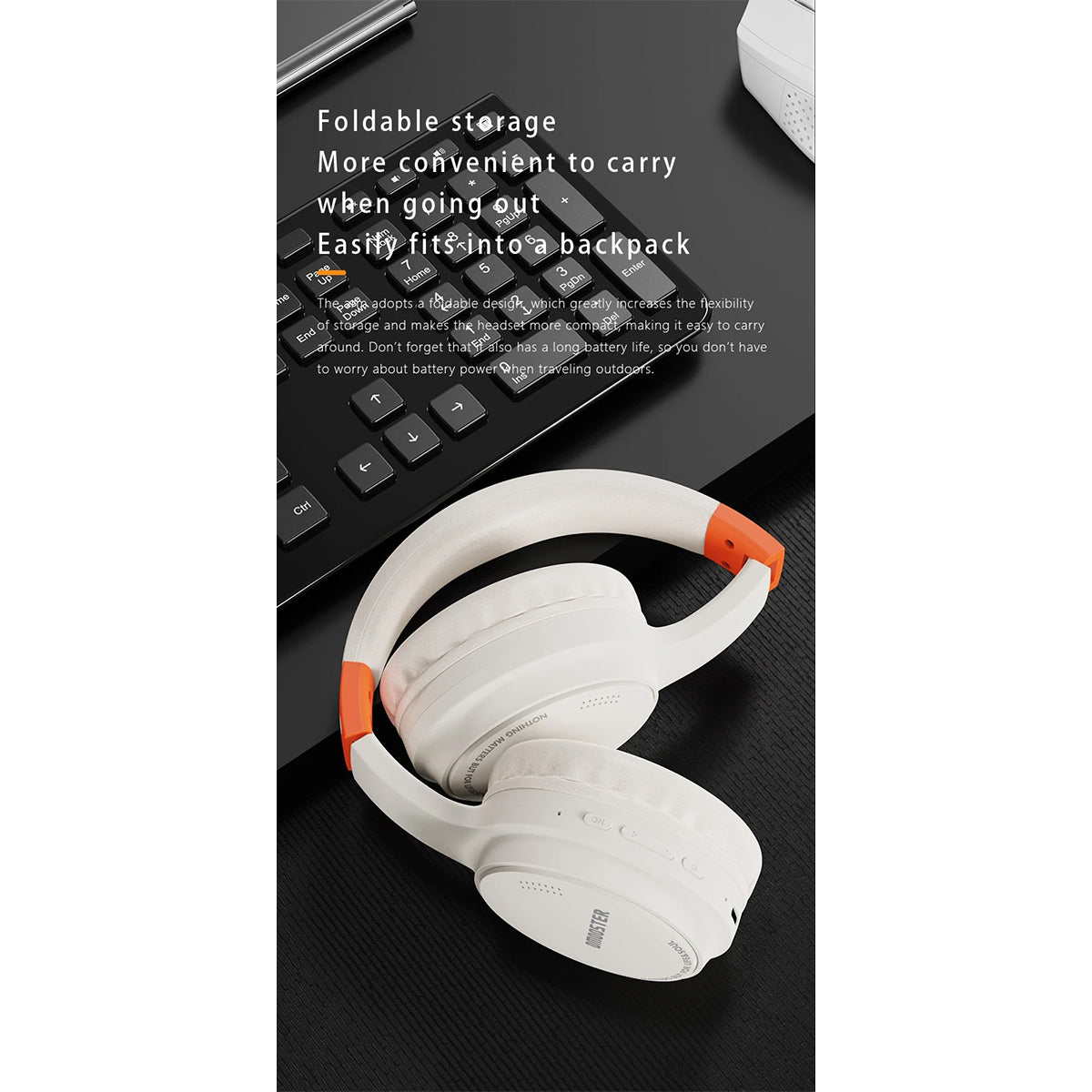 O2W SELECTION DMOOSTER D51 Bluetooth Noise-Canceling Headphones