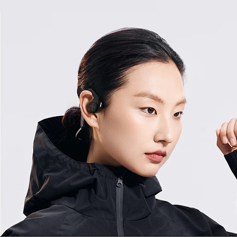 O2W SELECTION DMOOSTER D07 Pro DNC Noise Reduction Open-Ear Bluetooth Sports Wireless Earphones With Reflective Strip