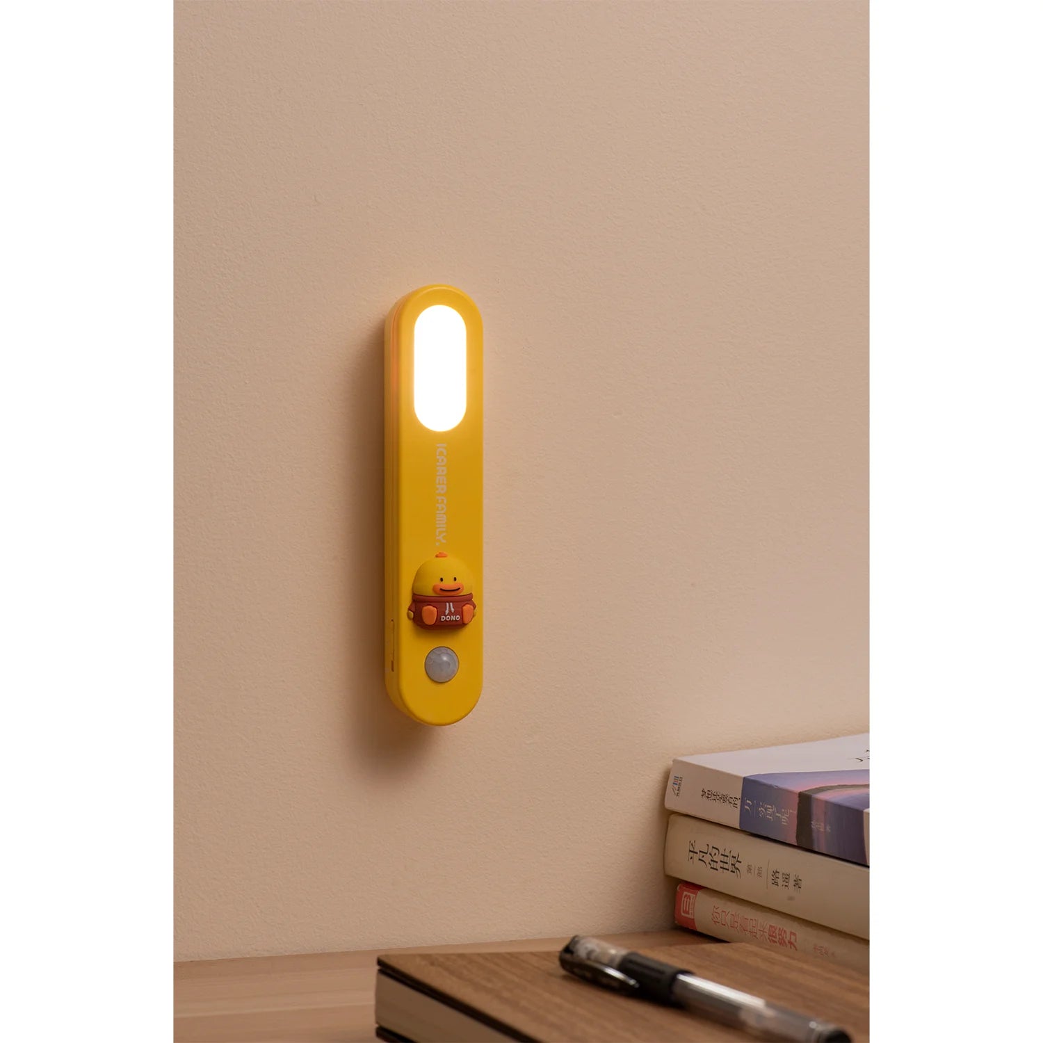 iCarer Family® Magnetic Sensor Lamp Night Light LED Smart Human Body Induction Bedroom Strip Light, Yellow