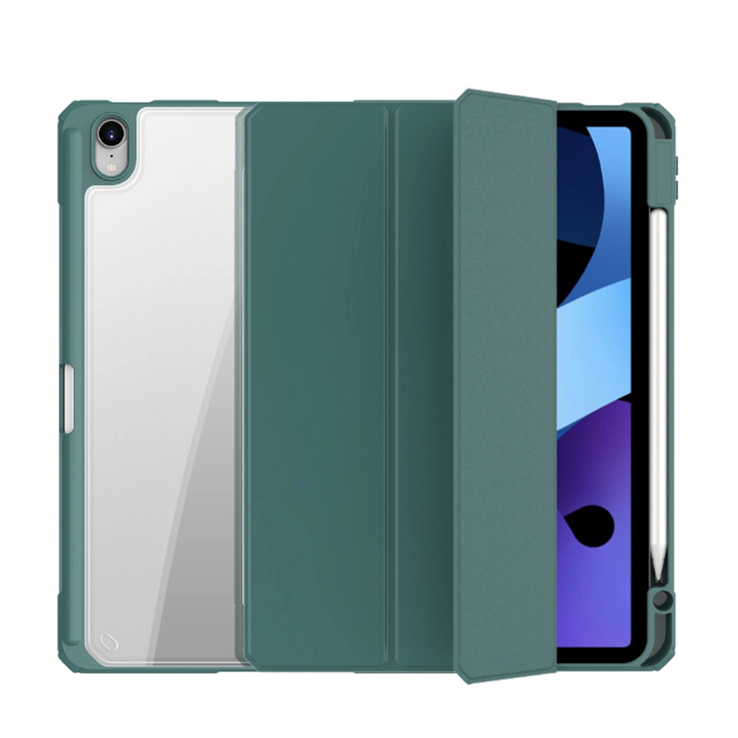 Mutural Pinyue Series Folio Case with Pencil Holder for iPad 9.7"/ 9th Gen 10.2 "/ Pro 10.5"/ Pro 11"/ Air 10.9"/ 10th Gen 10.9"/ Pro 12.9"