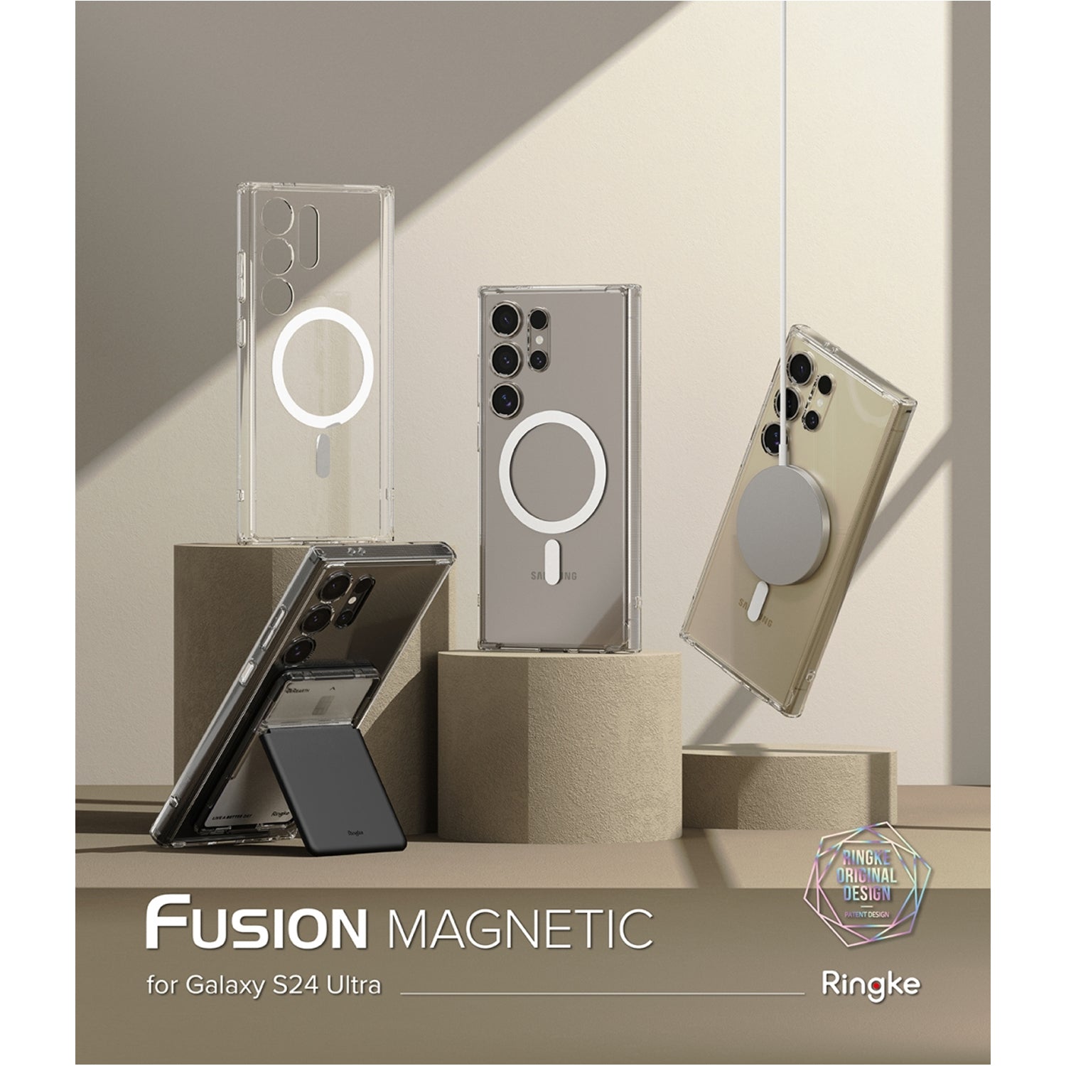 Ringke Fusion Magnetic Case for Samsung Galaxy S24 Ultra, Clear