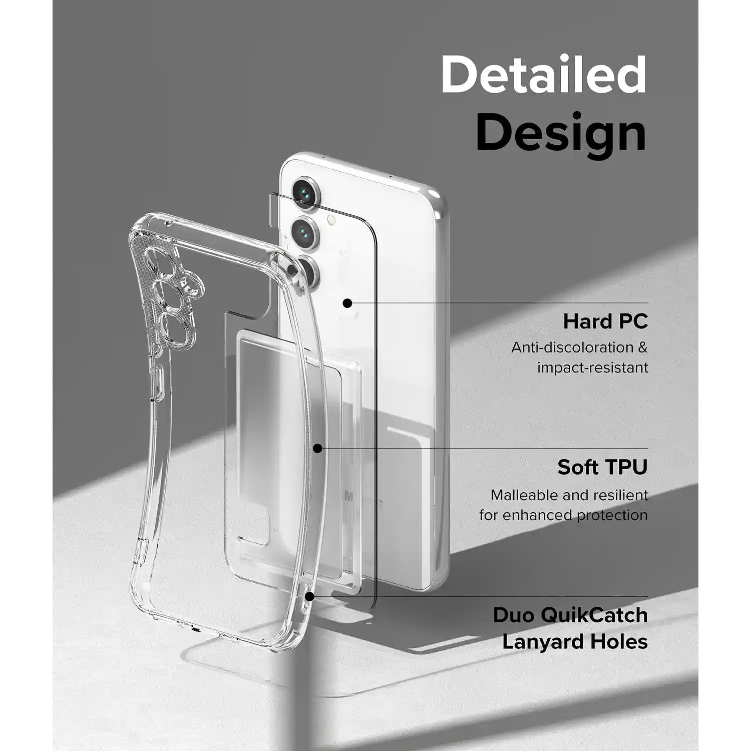 Ringke Fusion Card Case for Samsung Galaxy A54, Clear