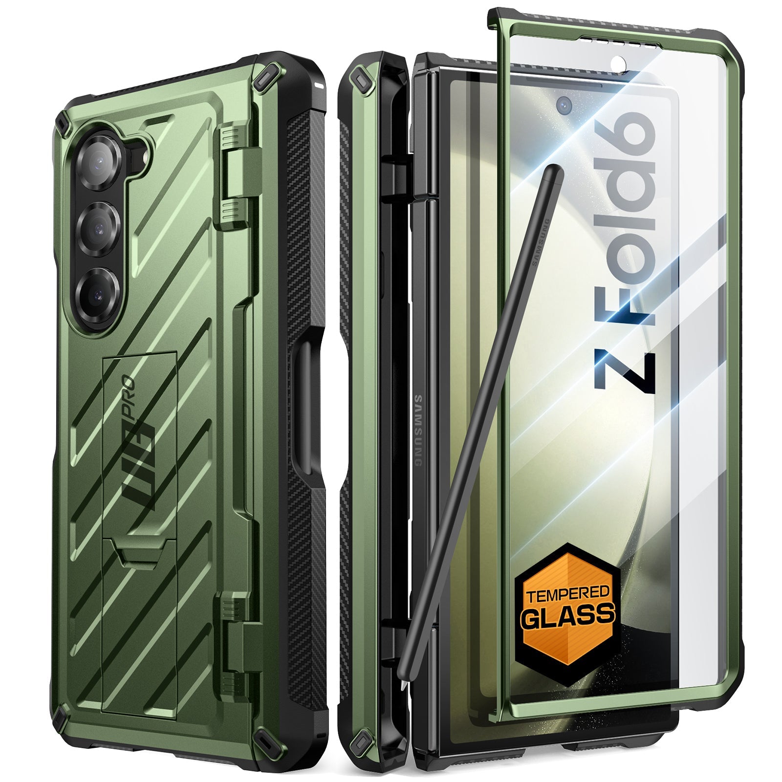 SUPCASE Unicorn Beetle Pro Series Case for Samsung Galaxy Z Fold 6 5G (2024), Full-Body Dual Layer Rugged Protective Case with Built-in Screen Protector