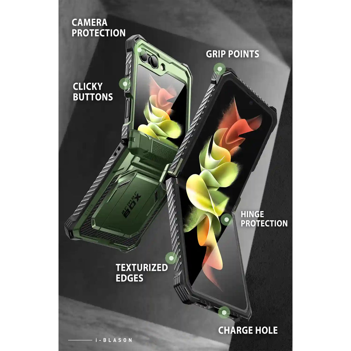 I-Blason Armorbox Case For IPhone 6s Plus / 6 Plus – Heavy Duty, Rugged, With Built-in Screen Protector