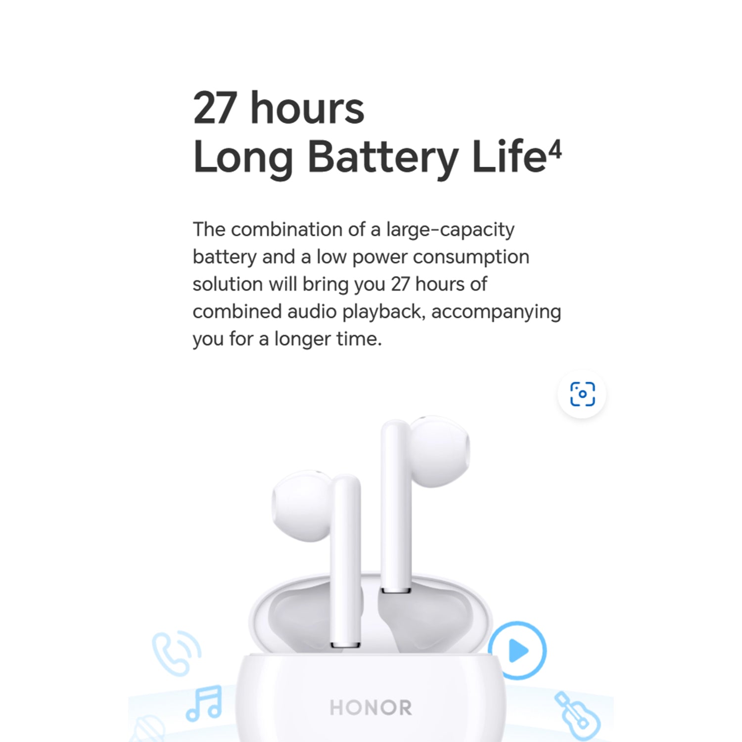 HONOR Earbuds X5, White